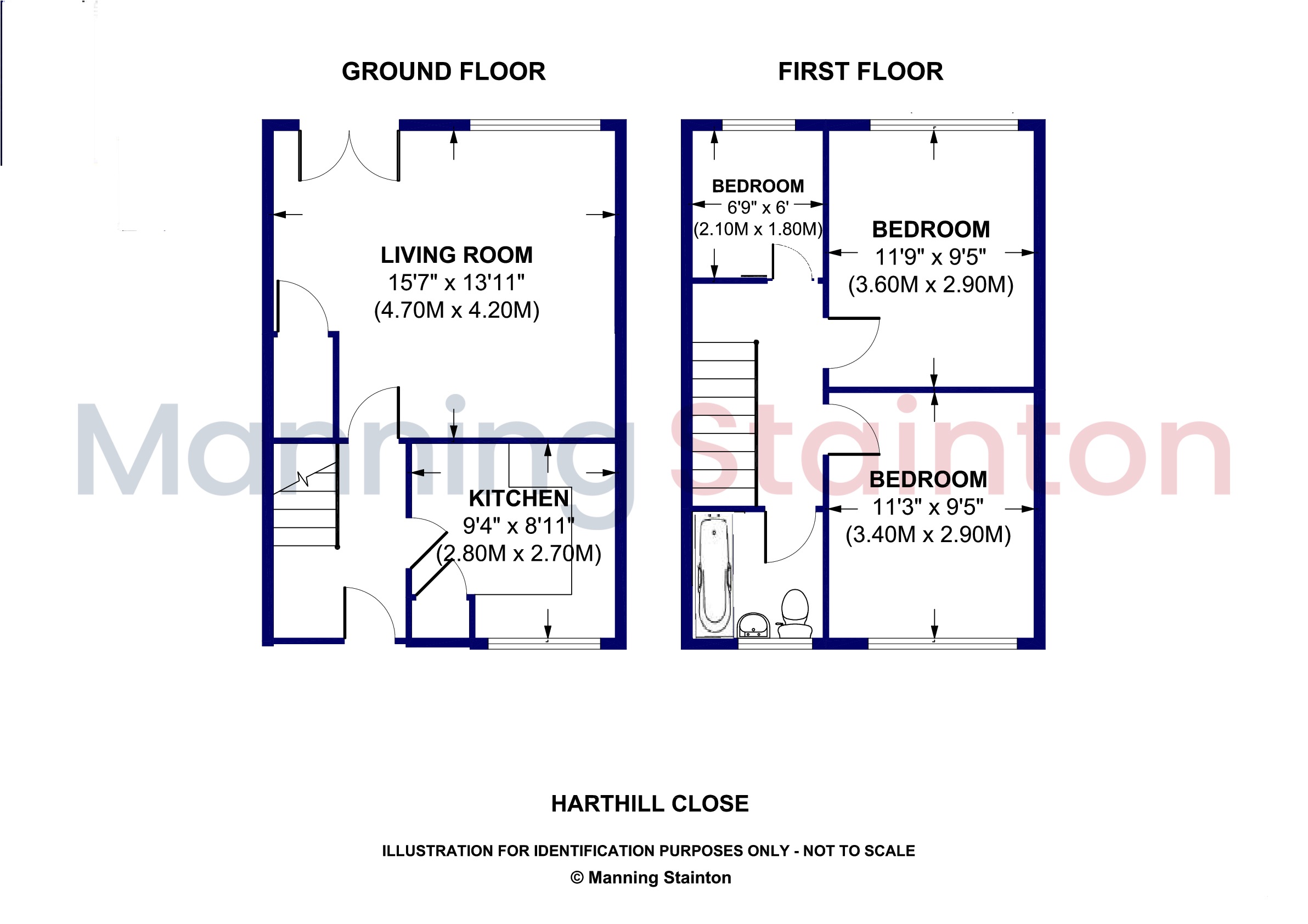 11, Harthill Close, Morley floorplan