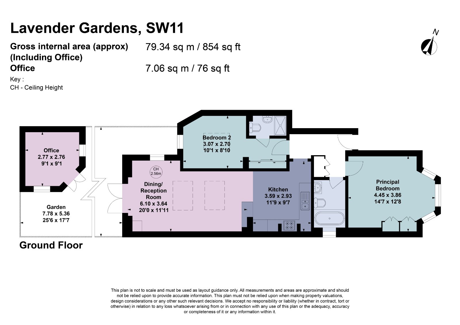 Flat 2, 31, Lavender Gardens, London floorplan