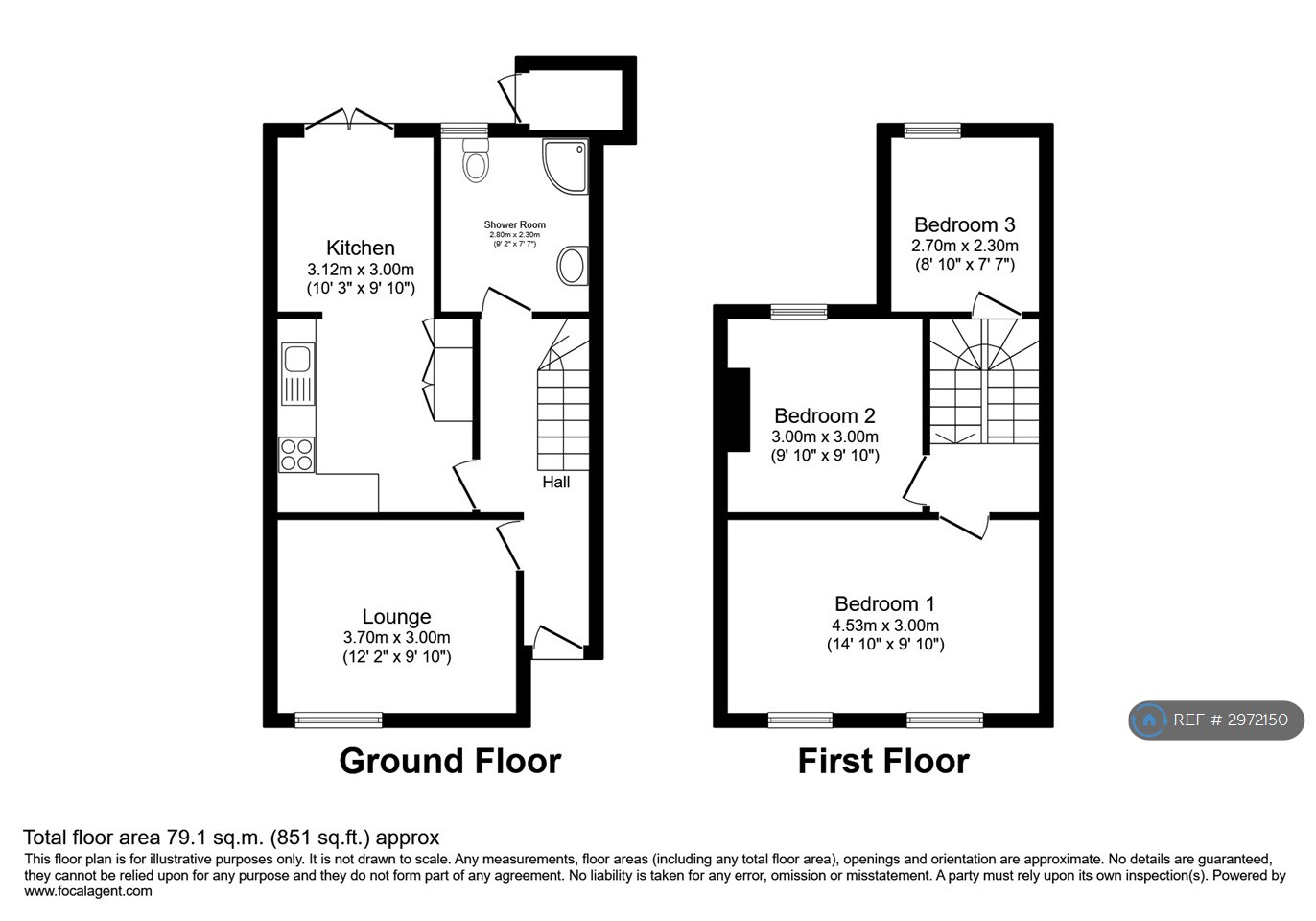 Hassendean Road, London floorplan