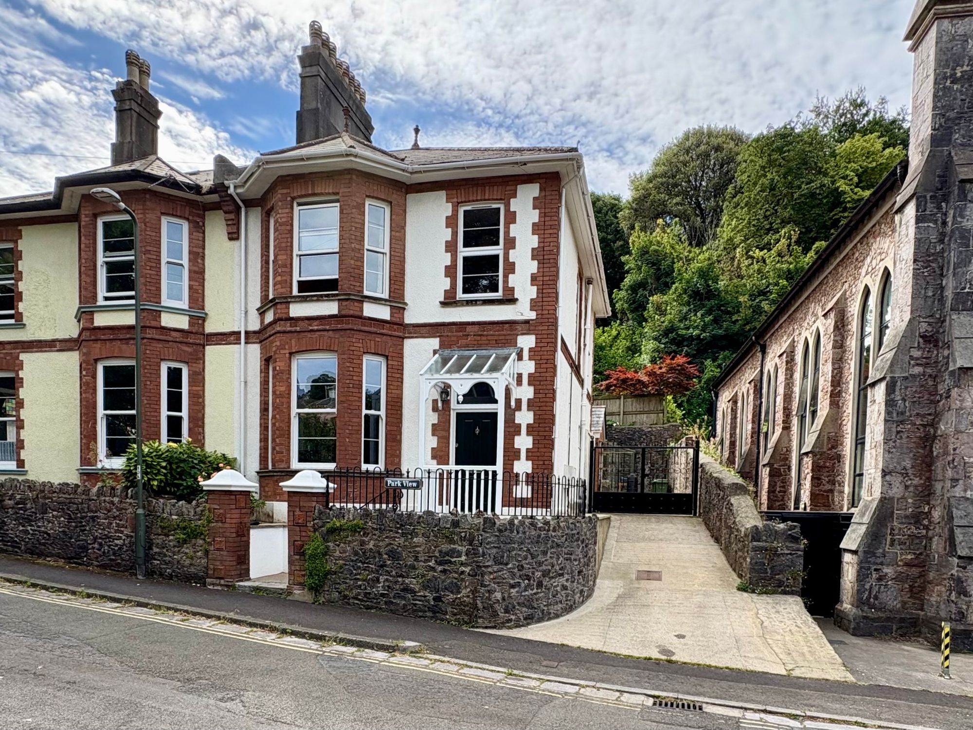 4-bed semi-detached on Park View Torwood Gardens Road, Torquay, £460,000