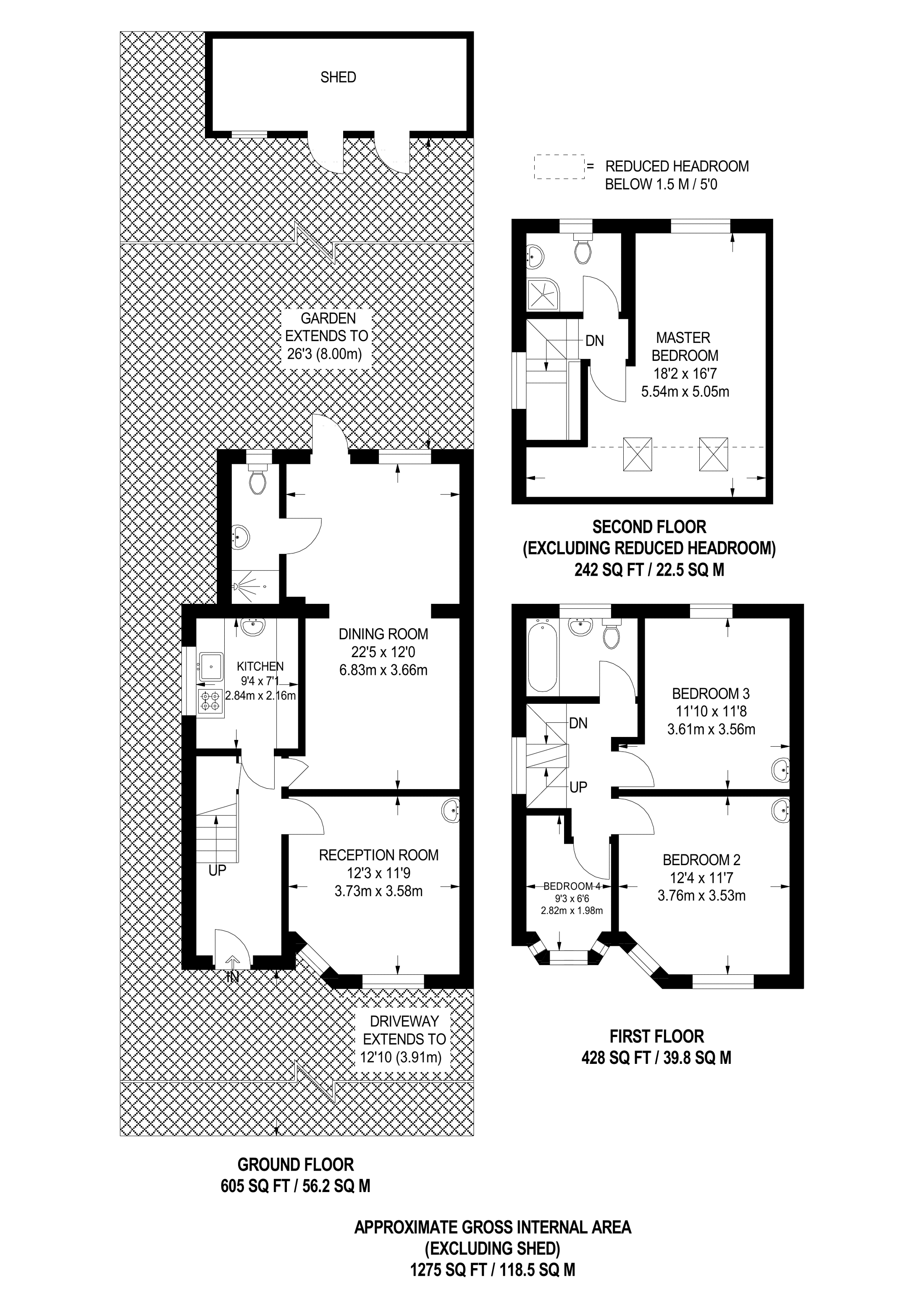 4 Bedrooms  to rent in .Marquis Close, Alperton HA0