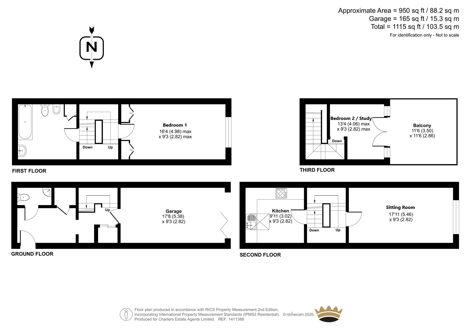 1 Calpe Yard,, St. Thomas Street, Hampshire floorplan