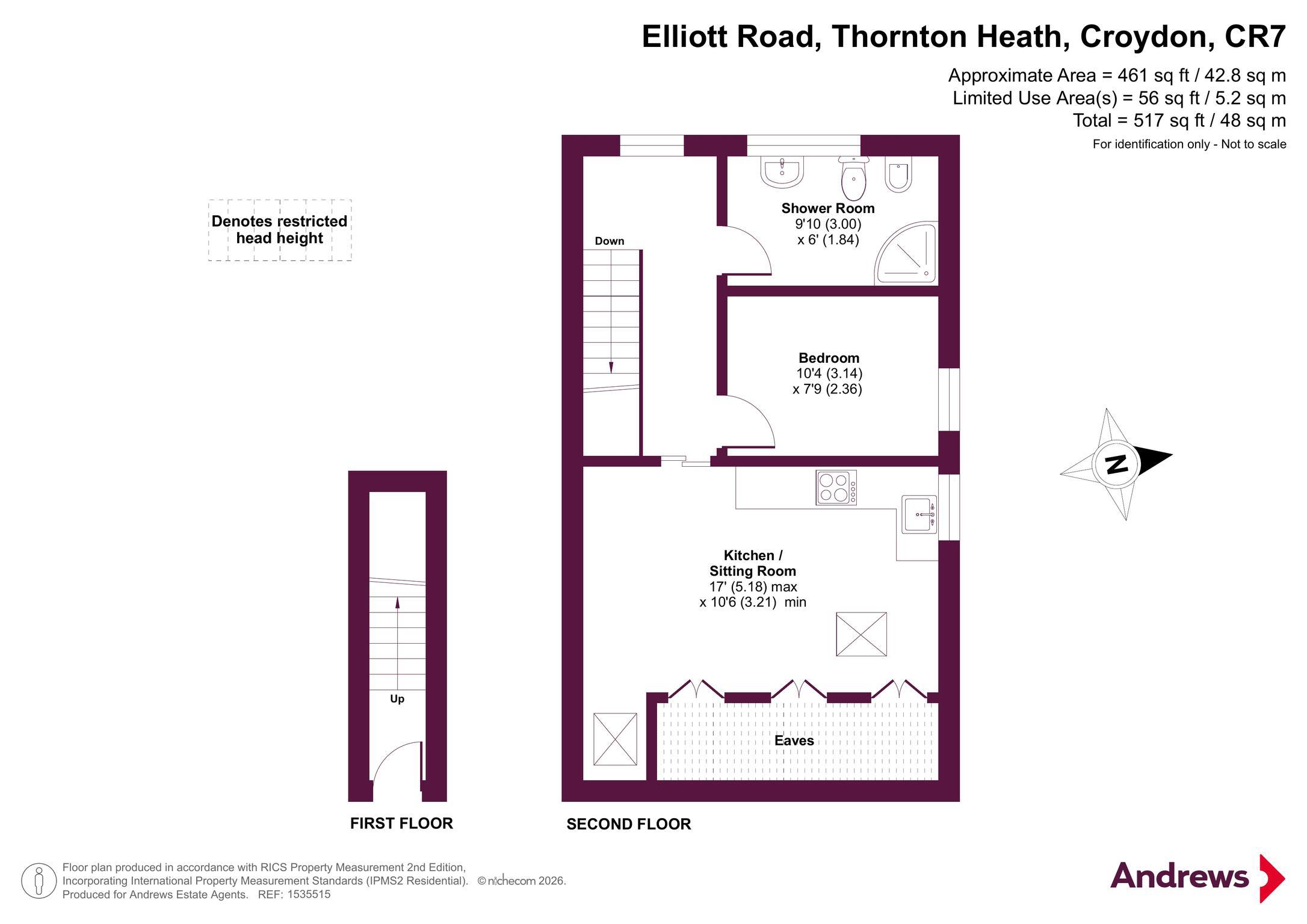 Elliott Road, Croydon floorplan
