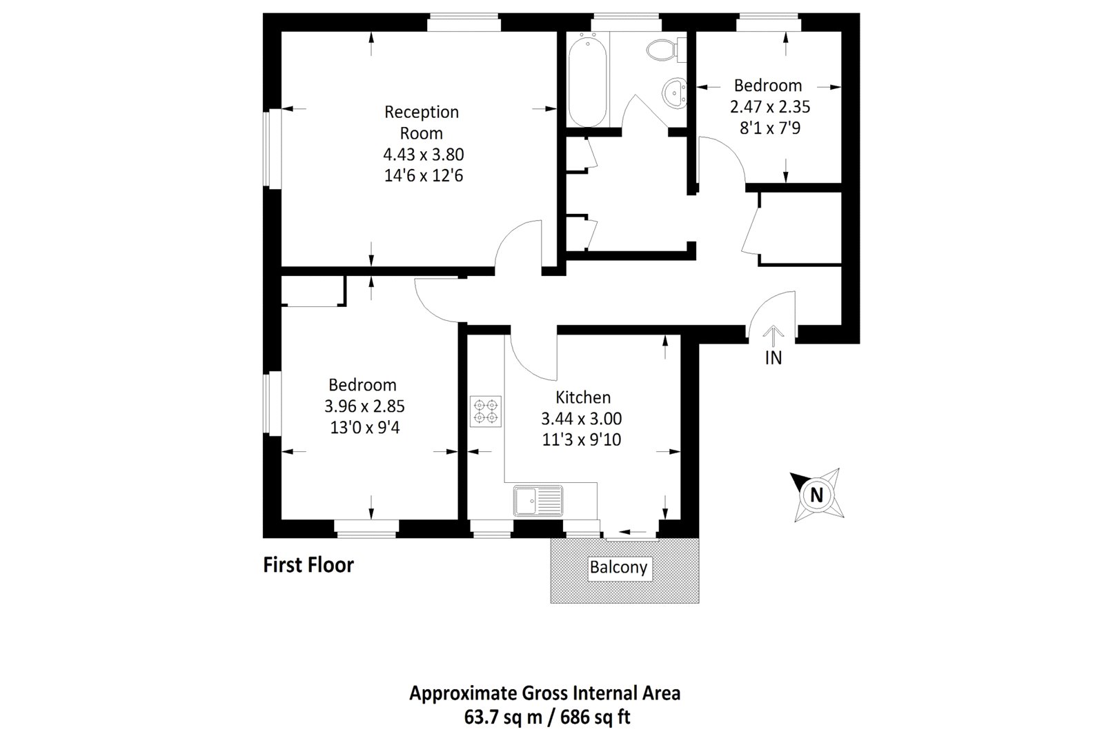 Greenbay Road, Charlton SE7, 2 bedroom flat for sale 62586426