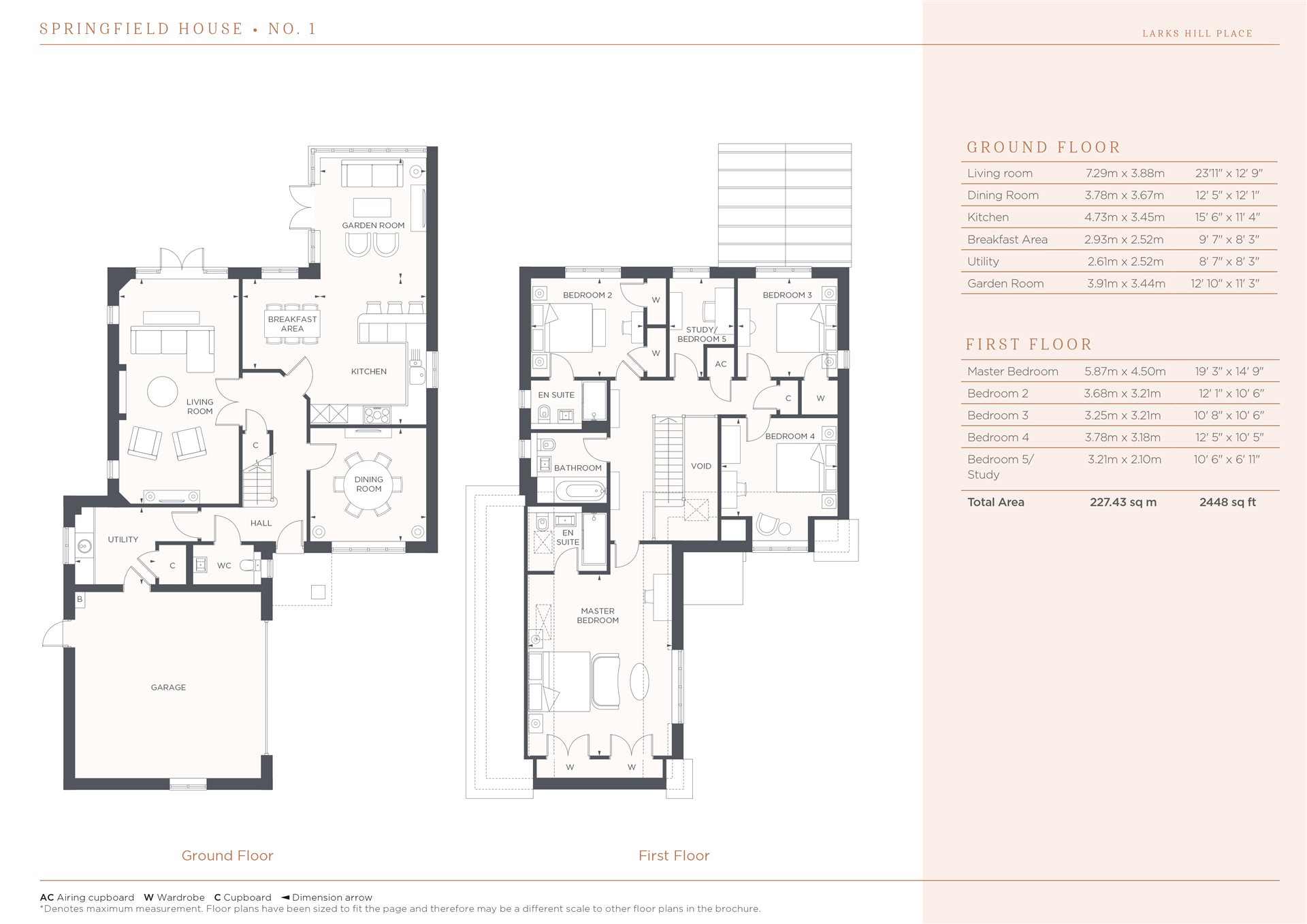 5 Bedrooms Detached house for sale in Larks Hill Place, Watersplash Lane, Warfield, Berkshire RG42