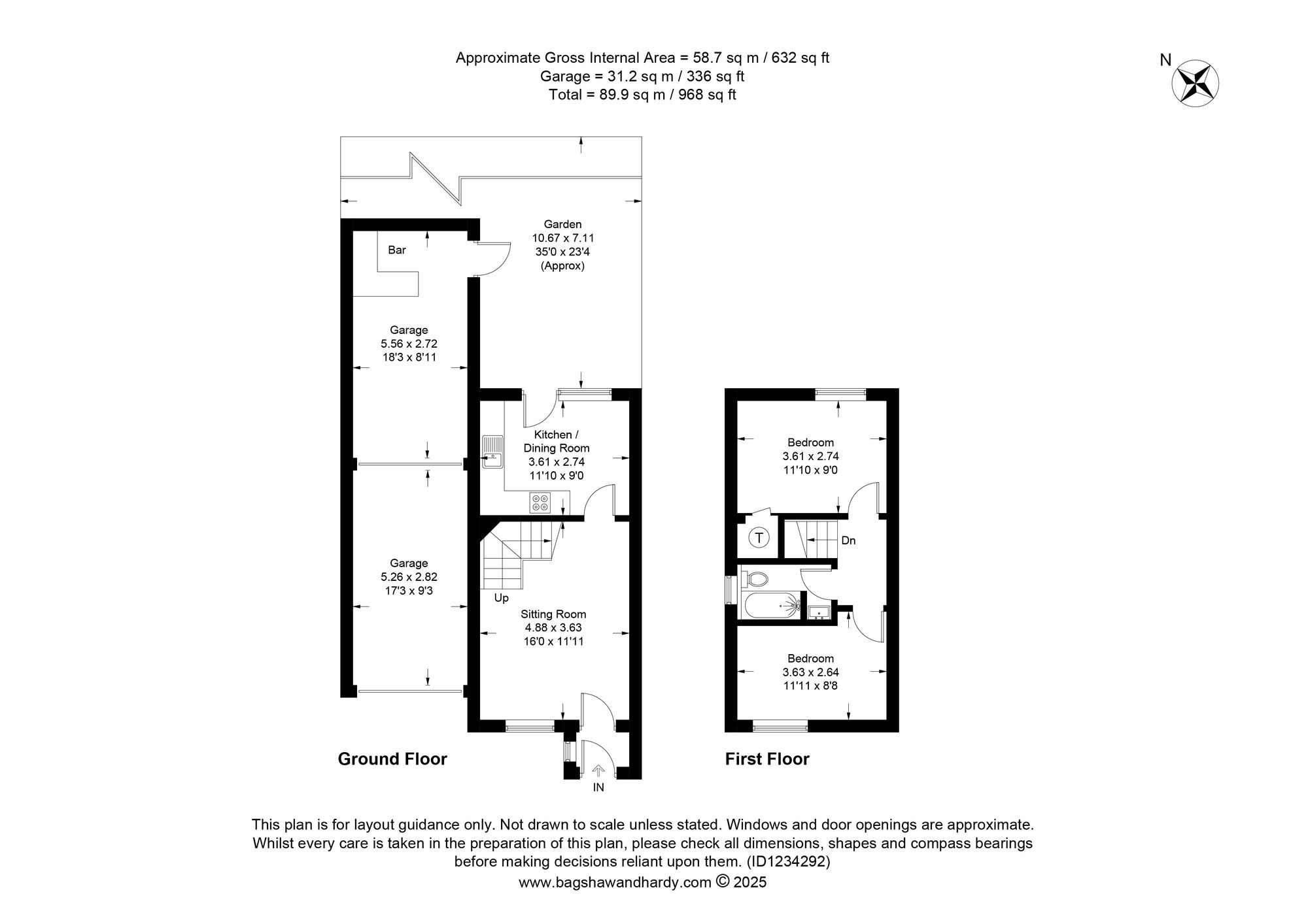 9 Hawthorn Walk, Tunbridge Wells floorplan