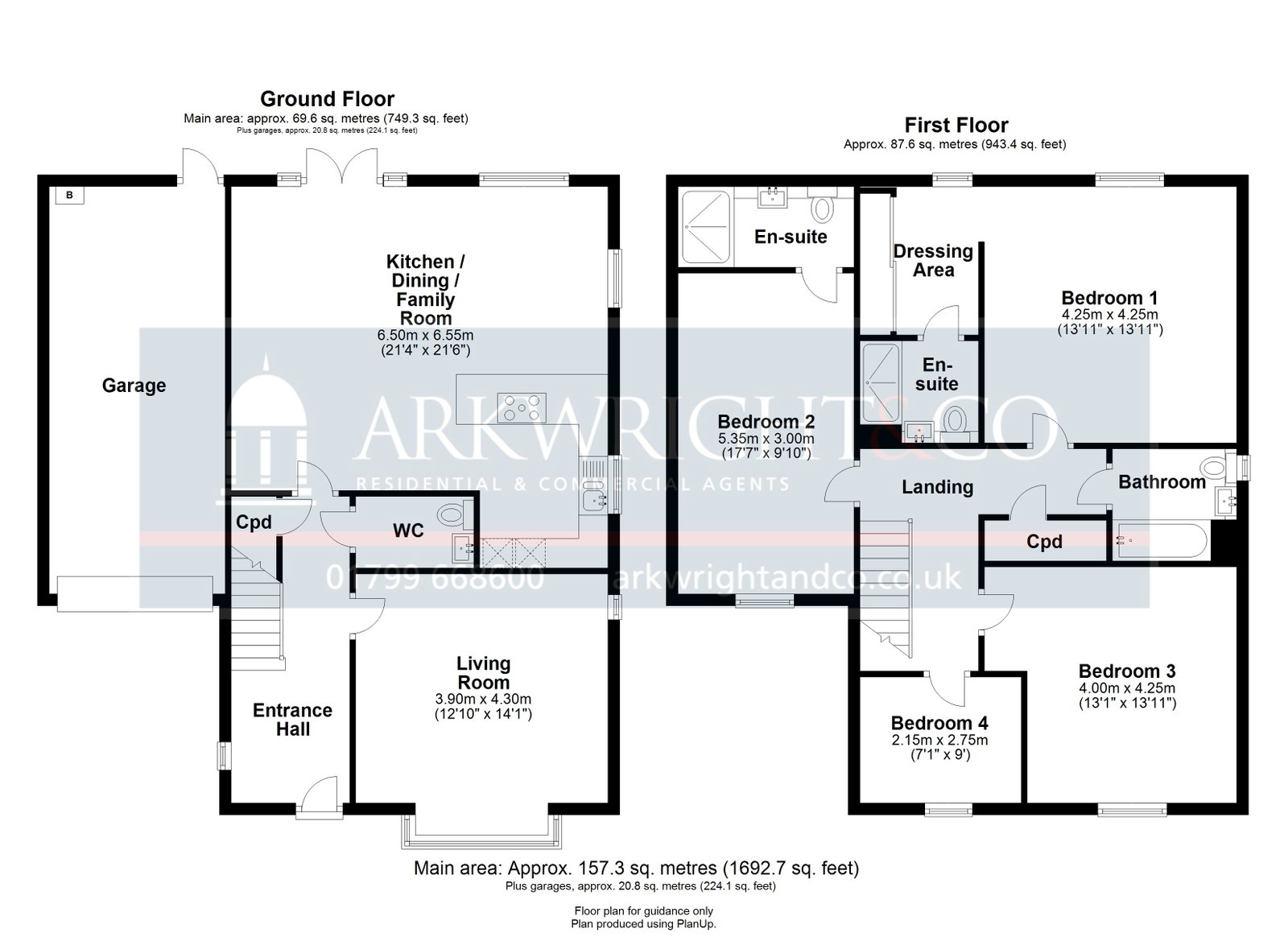 24, Joyce Frankland Close, Saffron Walden floorplan