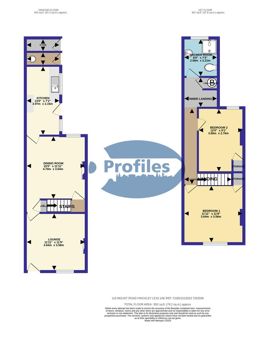 Mount Road, Hinckley LE10, 2 bedroom terraced house to rent 63792519