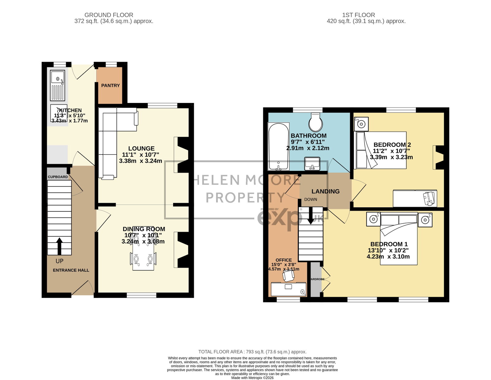 17, Belmont Road, Ivybridge floorplan