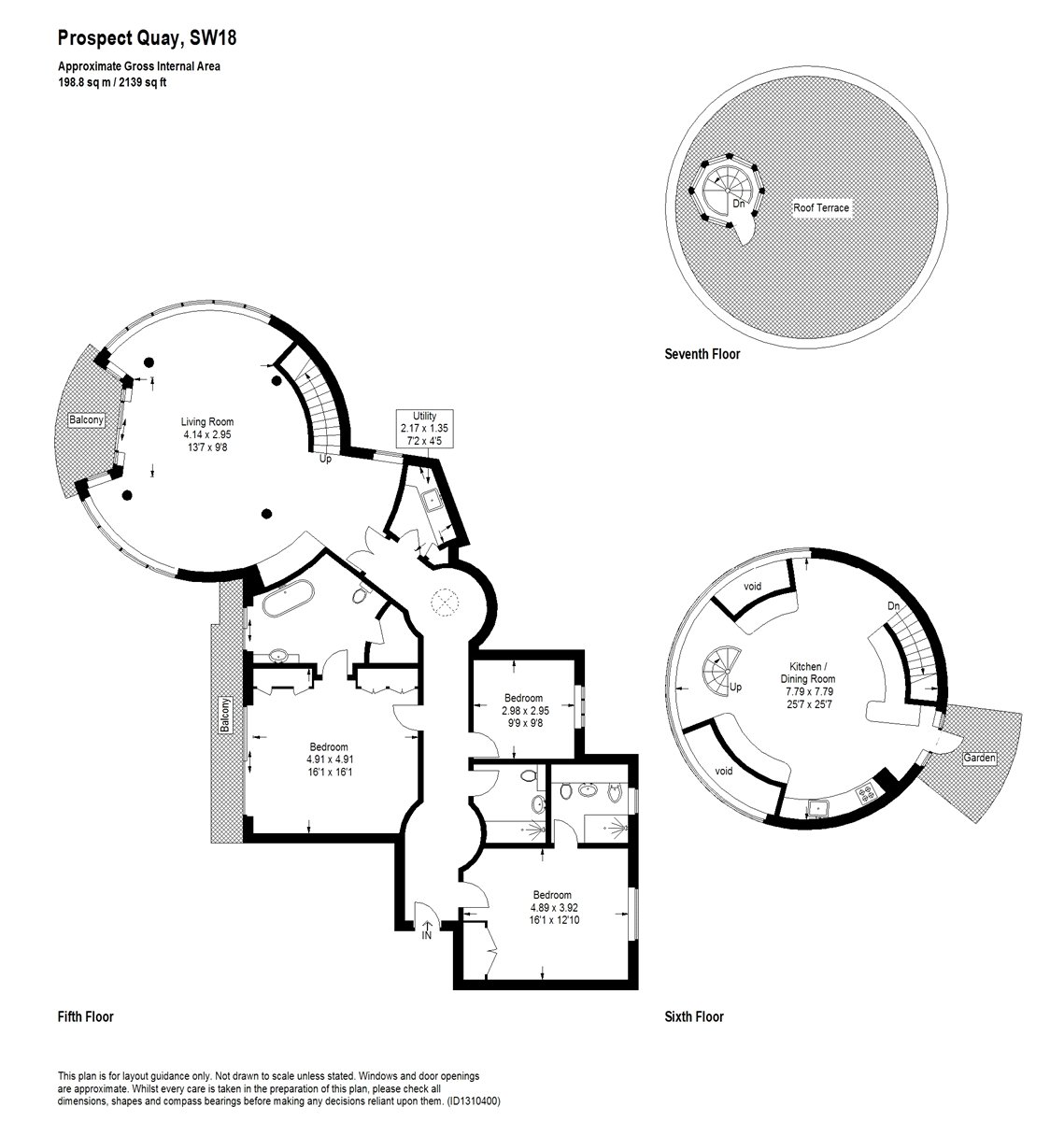 Flat 53, Prospect Quay 1, 98, Point Pleasant, London floorplan