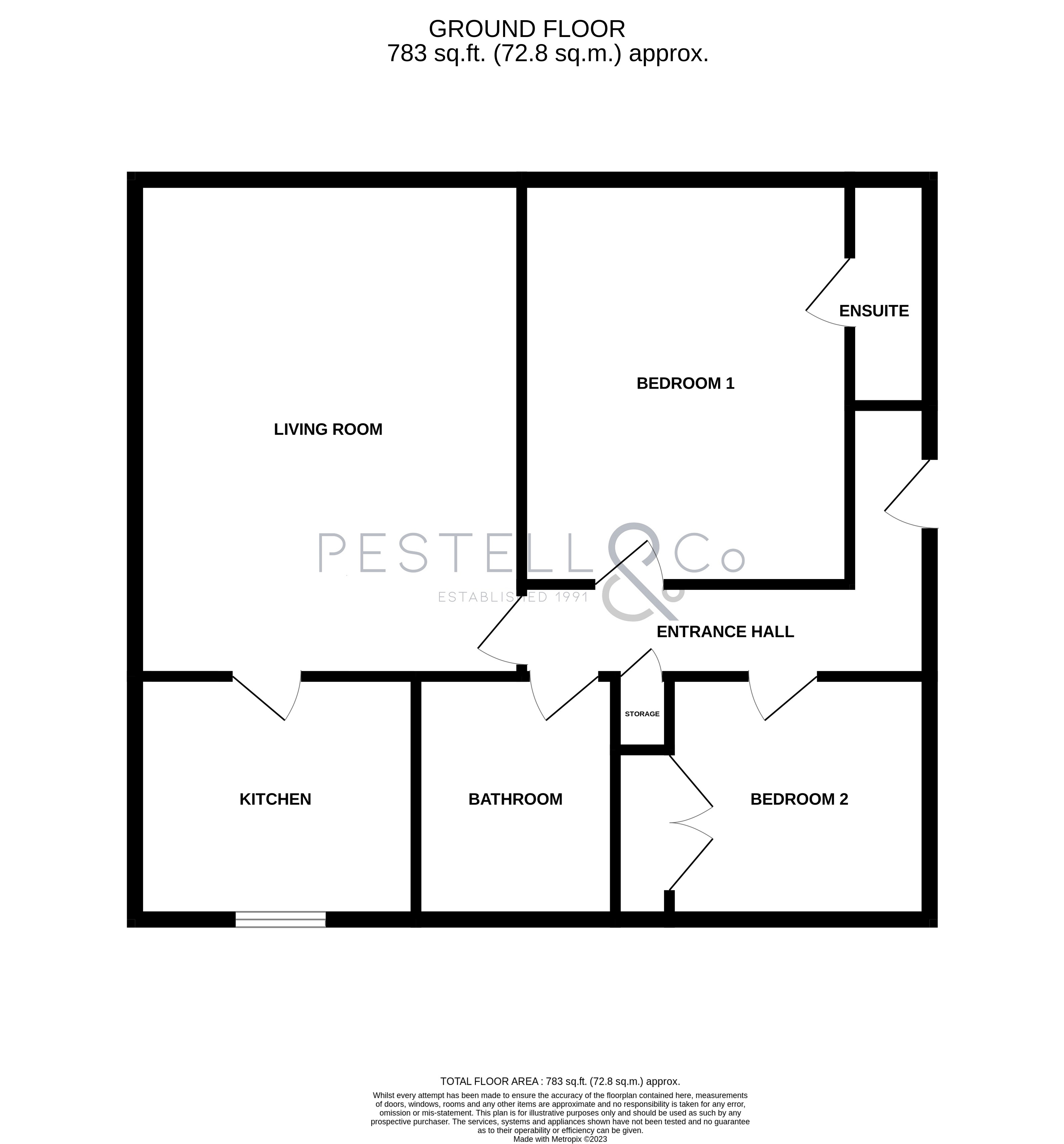 7, Brignall Place, Dunmow floorplan