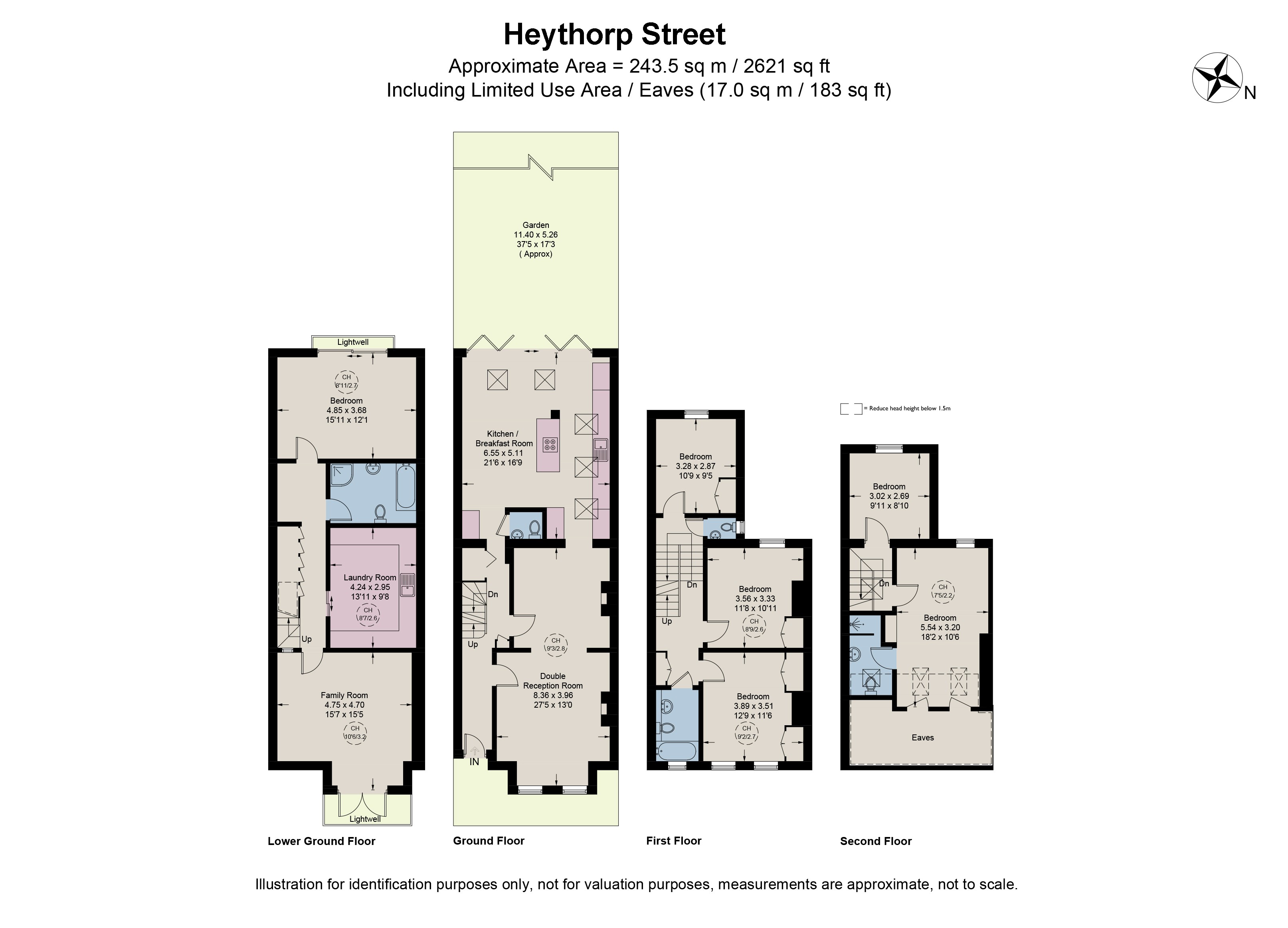 7, Heythorp Street, London floorplan