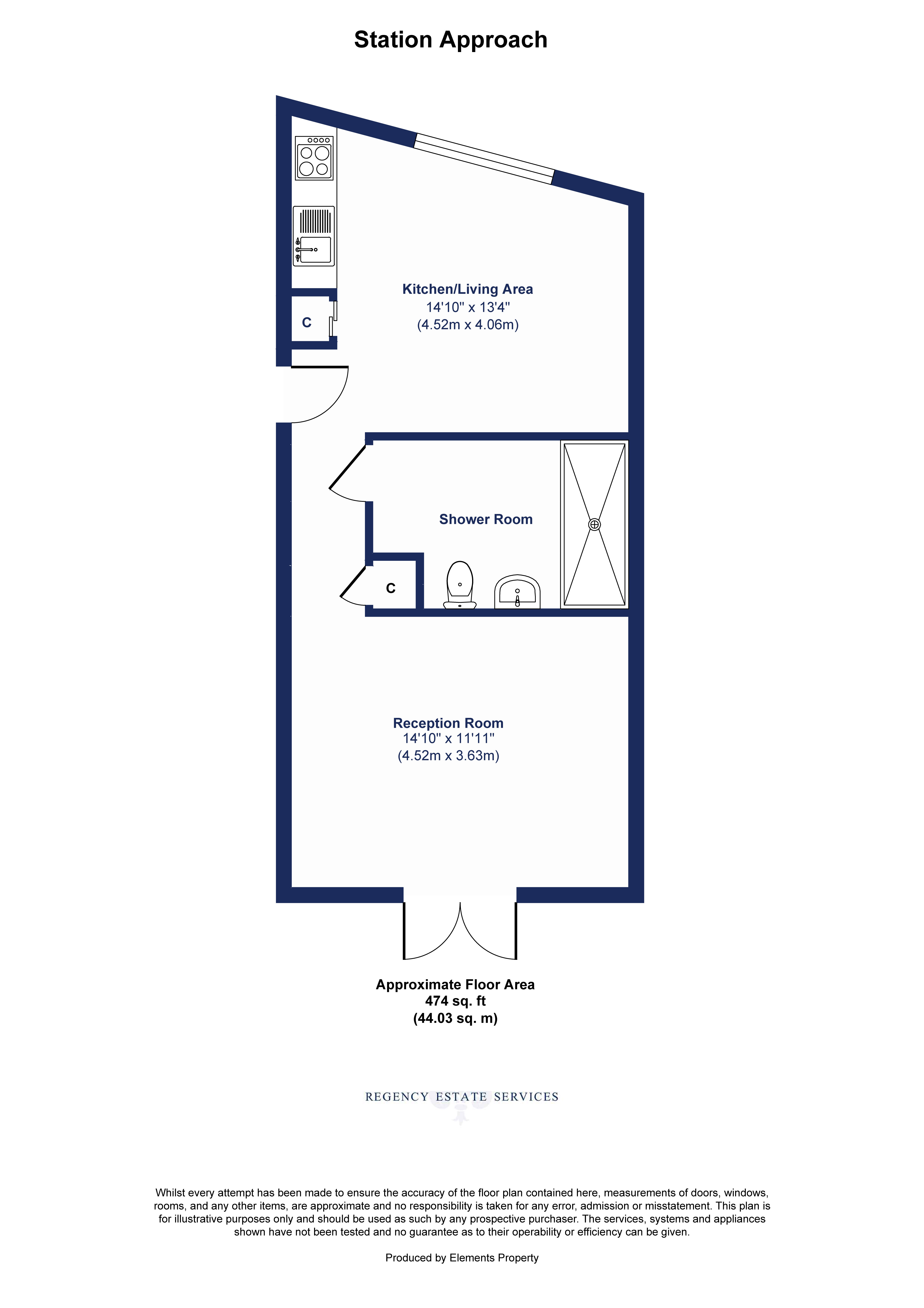 1 Bedrooms Flat to rent in 3, Station Approach, London E11