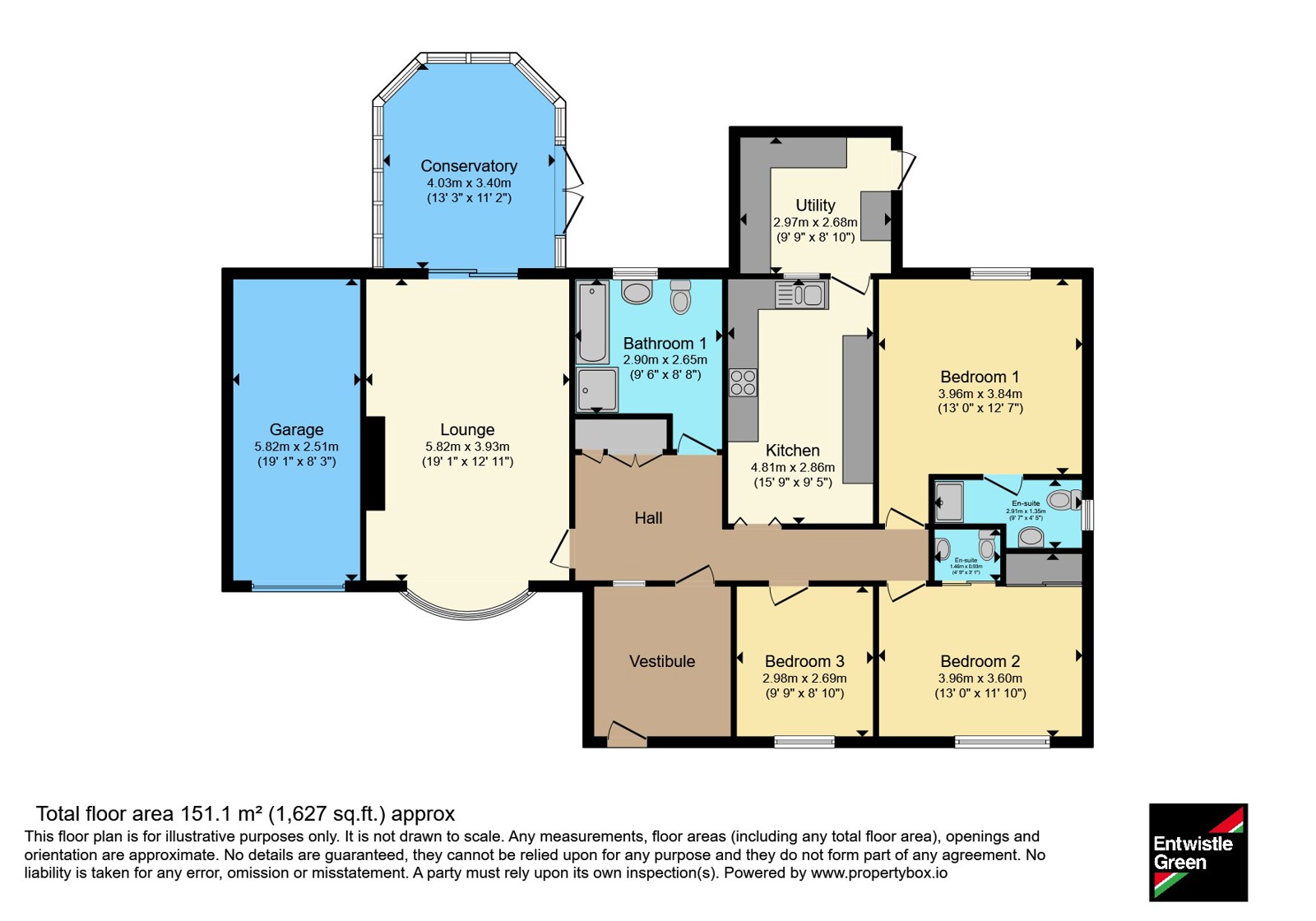 3, Newton Grove, Lancashire floorplan