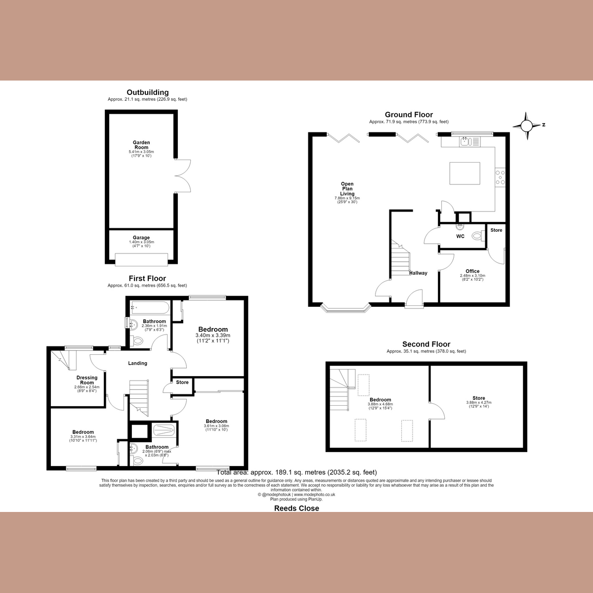 6, Reeds Close, Basildon floorplan