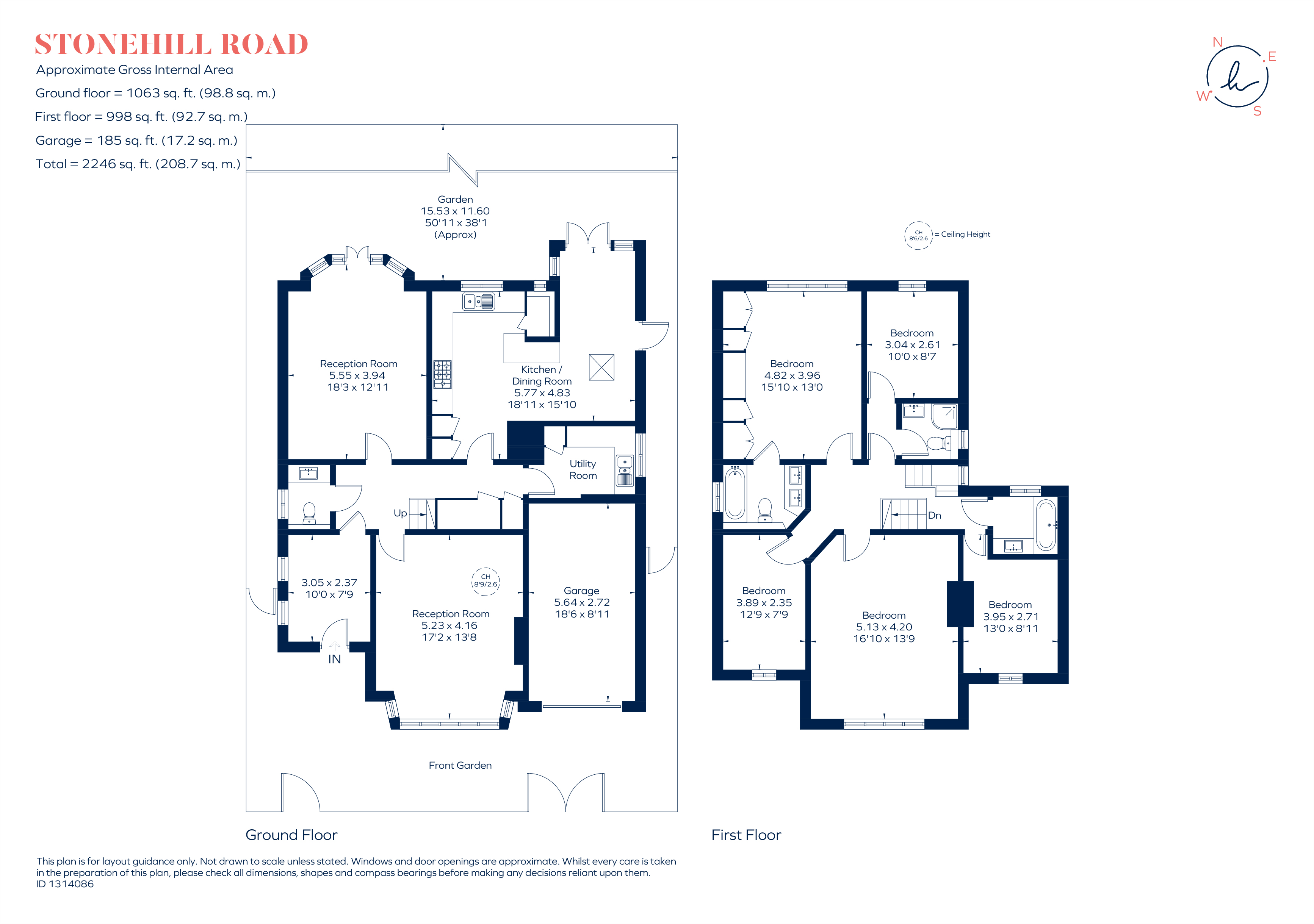 25, Stonehill Road, London floorplan