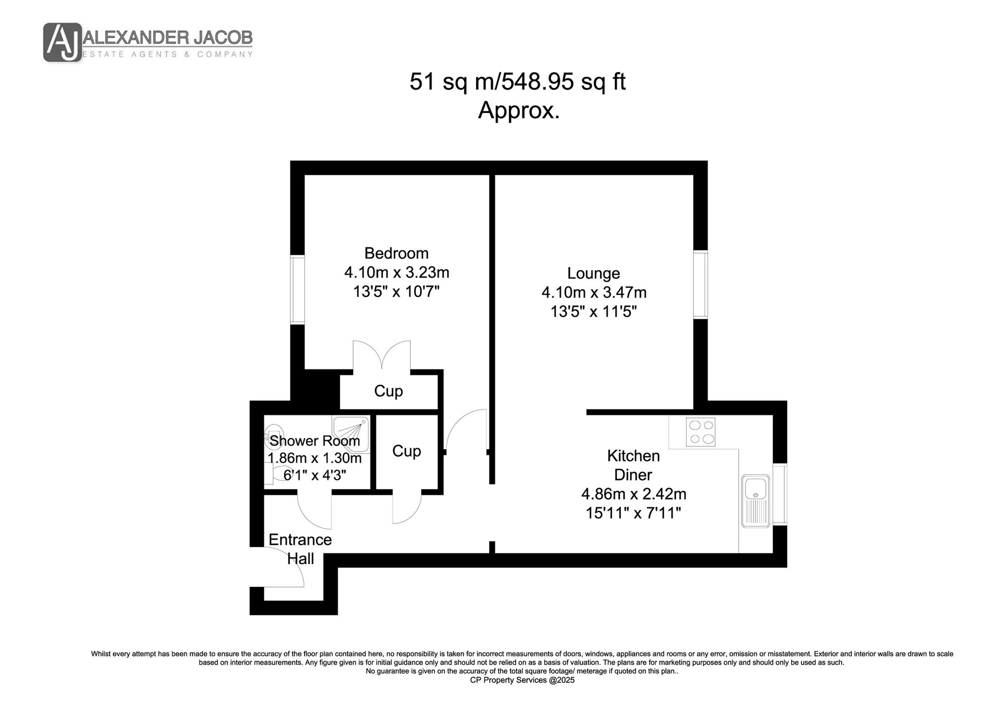 100 Waterfields, Retford floorplan