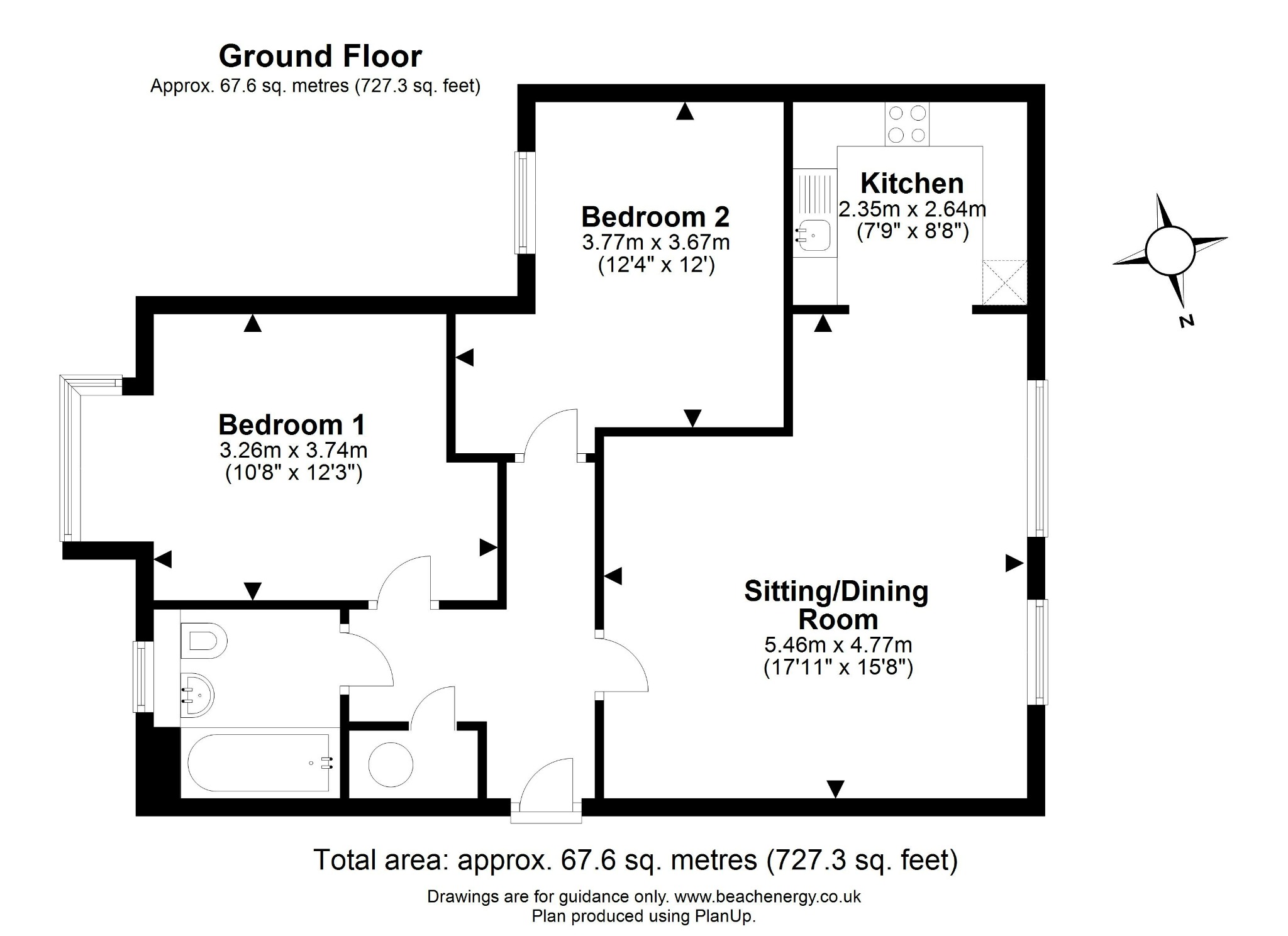 Newmarket Road, Cambridge CB5, 2 bedroom flat for sale 61299063