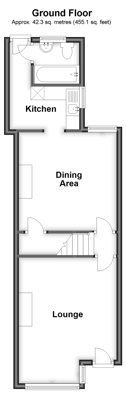 Blackbridge Road, Freshwater, Isle Of Wight PO40, 4 bedroom terraced