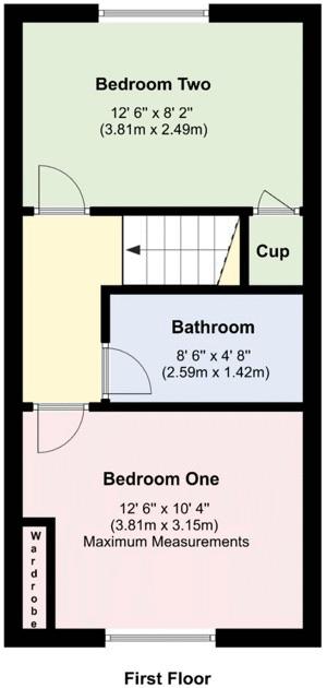 25, Waltham Close, Fareham floorplan