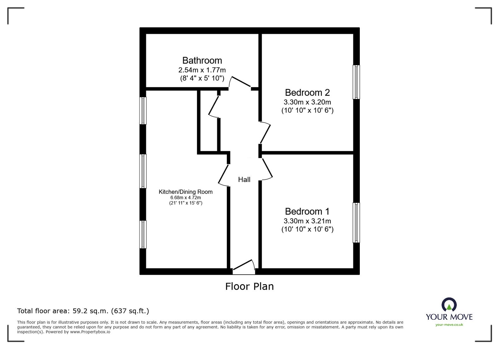 30, Bretton Close, Barnsley floorplan