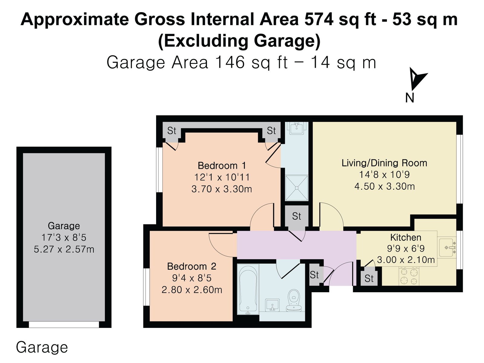 Cochrane Court,Flat 4, Church Road, Leatherhead floorplan