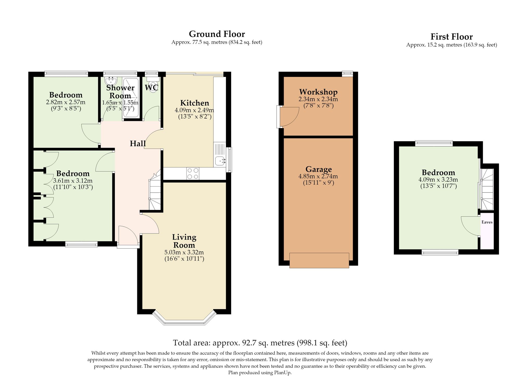 15 Carter Close, Great Yarmouth floorplan
