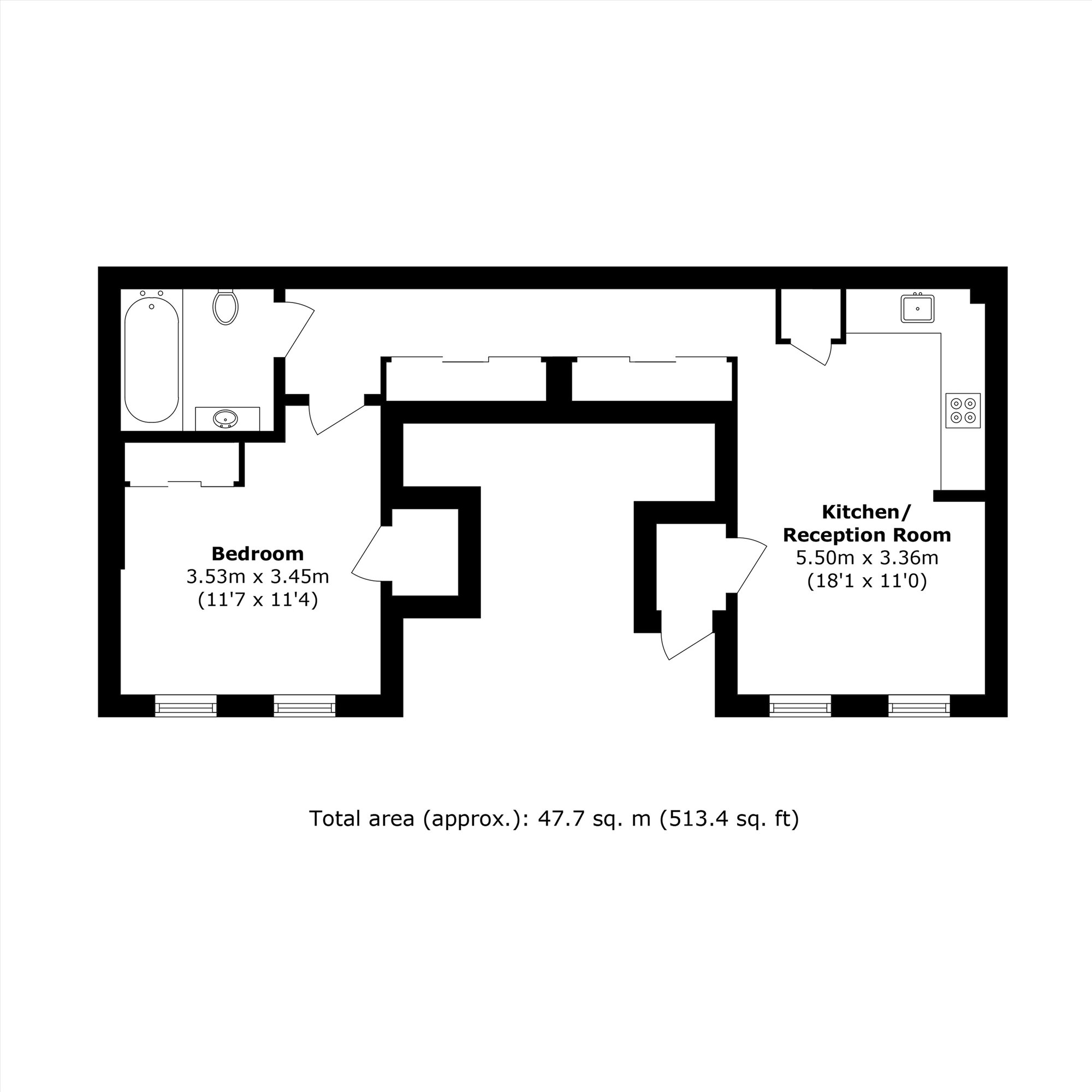 Jewel Square, London floorplan