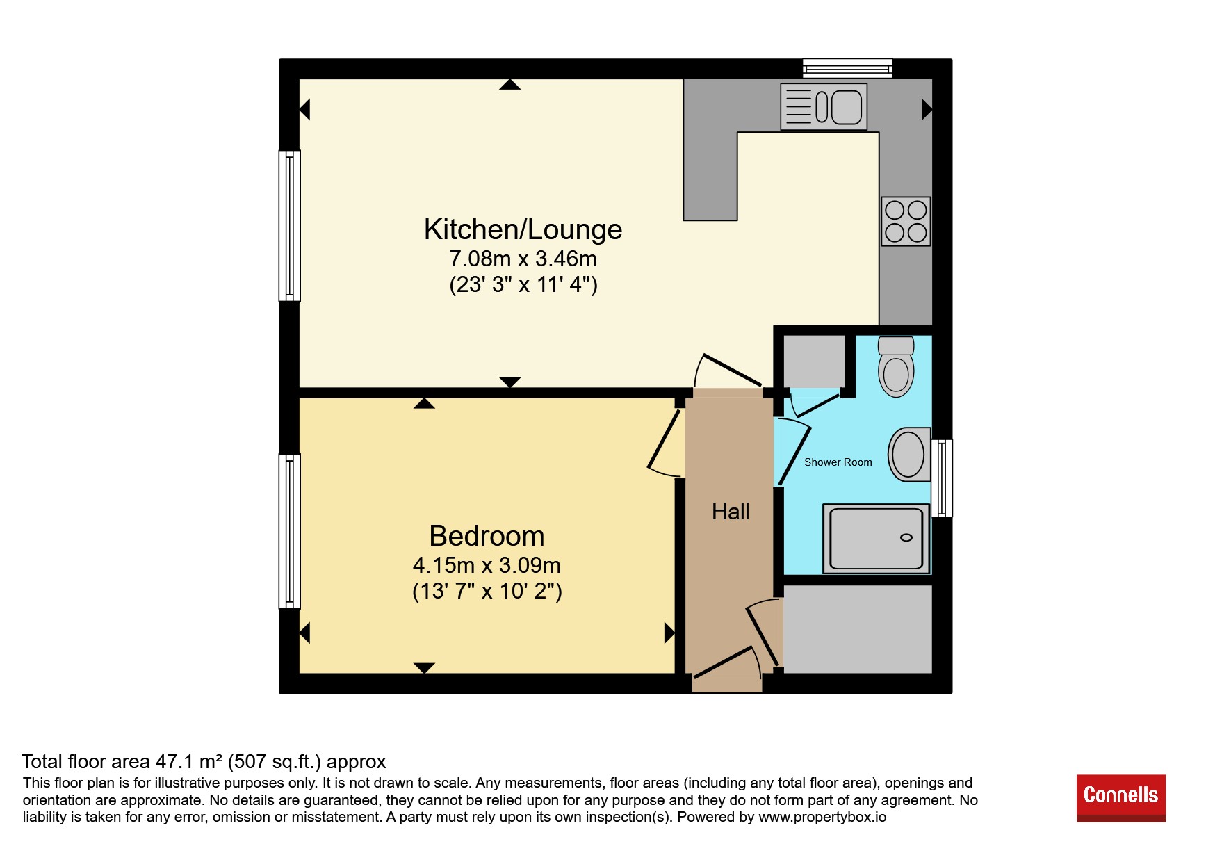123, Monarch Road, ST. NEOTS floorplan