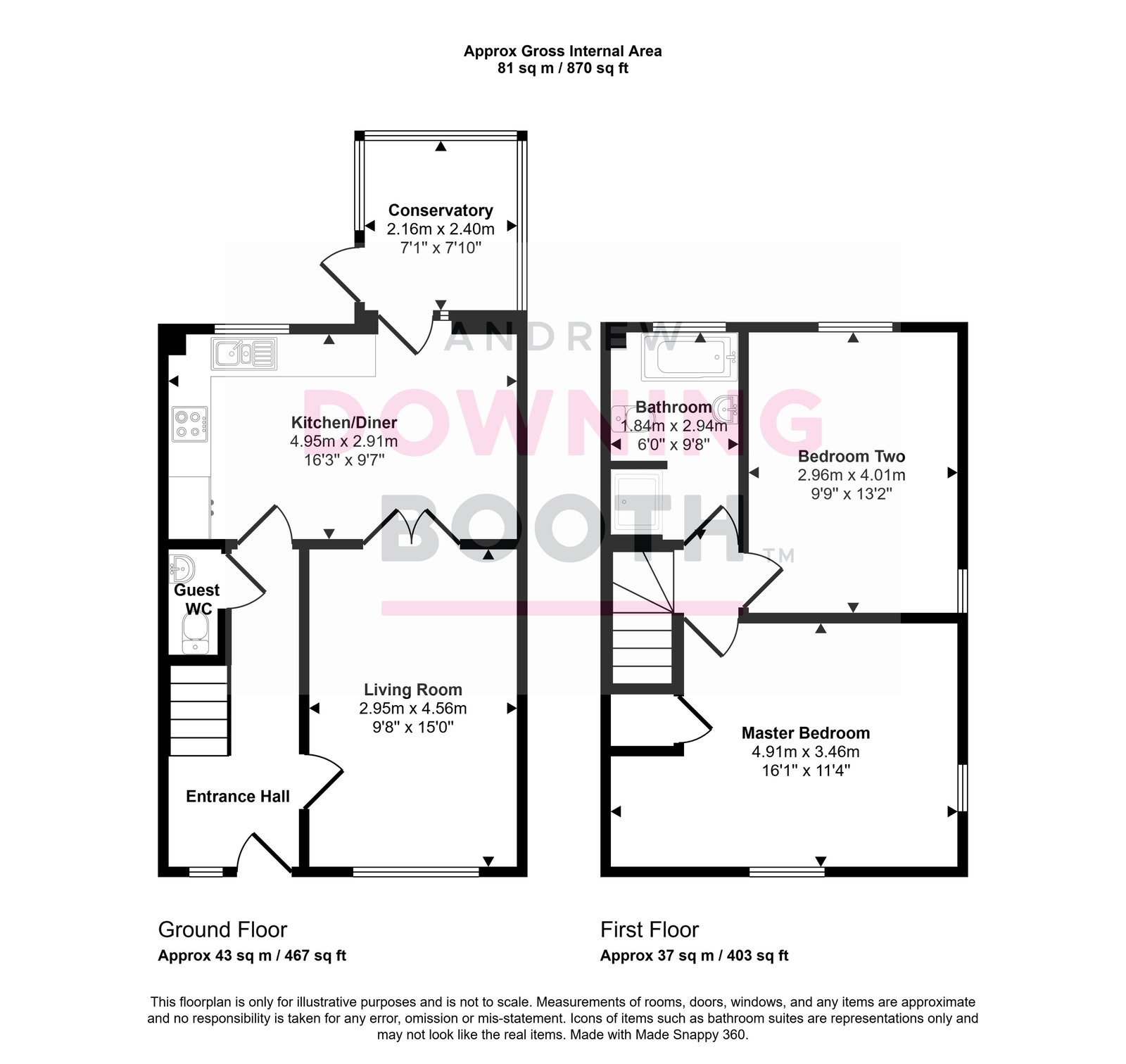 124, Worthington Road, Fradley, Lichfield floorplan