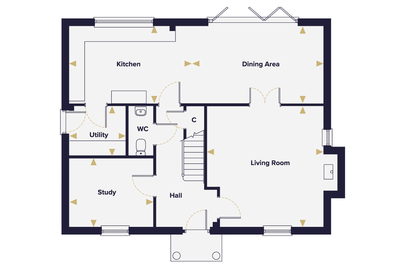 Plot 166 The Appleton,, Barsham Vale, Beccles floorplan