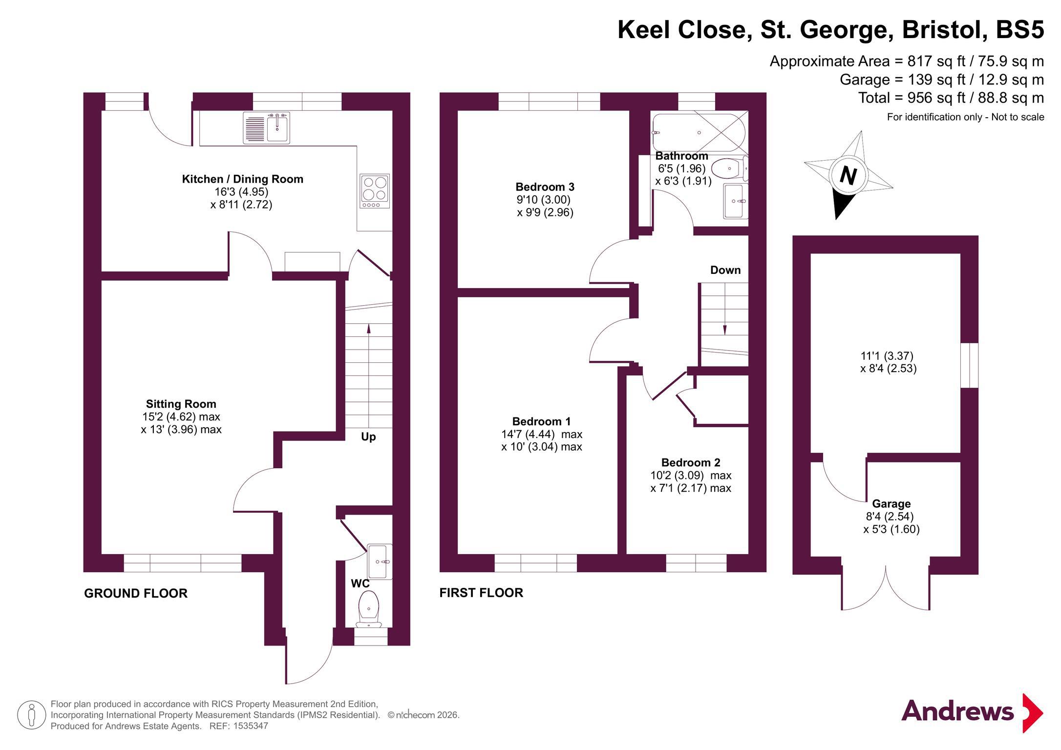 Keel Close, Bristol floorplan