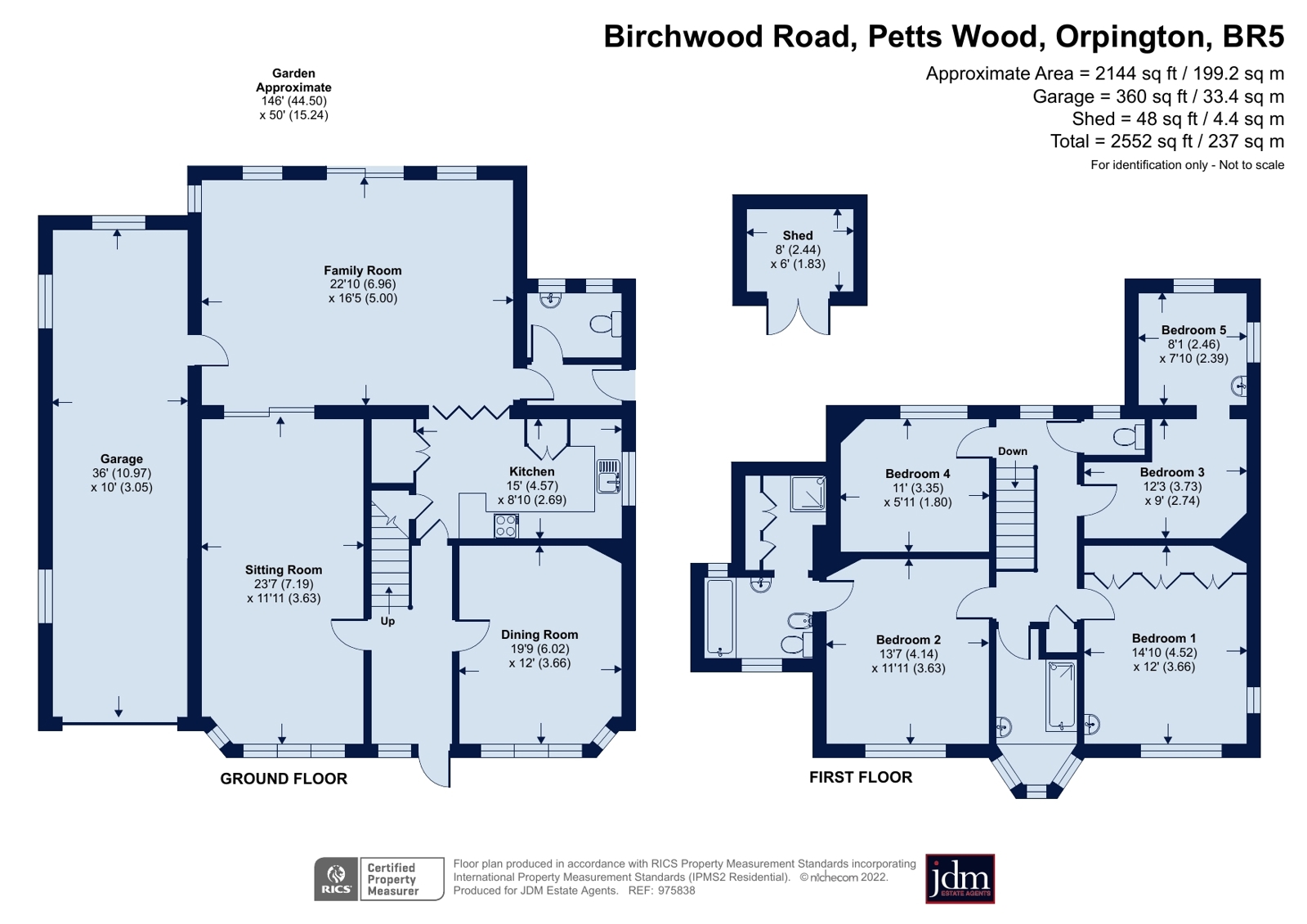 Birchwood Road, Petts Wood, Orpington BR5, 4 bedroom detached house for
