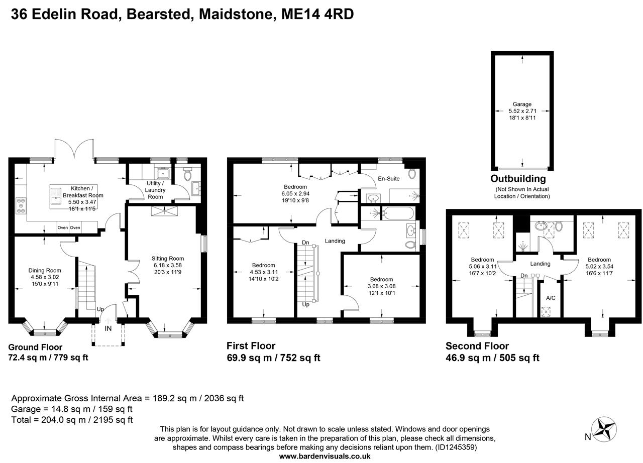 36, Edelin Road, Bearsted floorplan