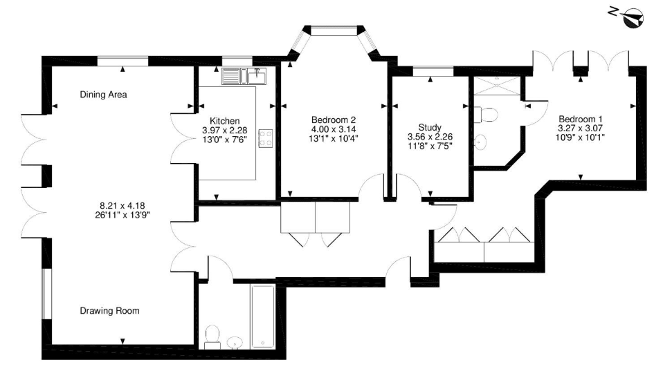 3 Bedrooms Flat for sale in Bramshott Place, Liphook, Hampshire GU30