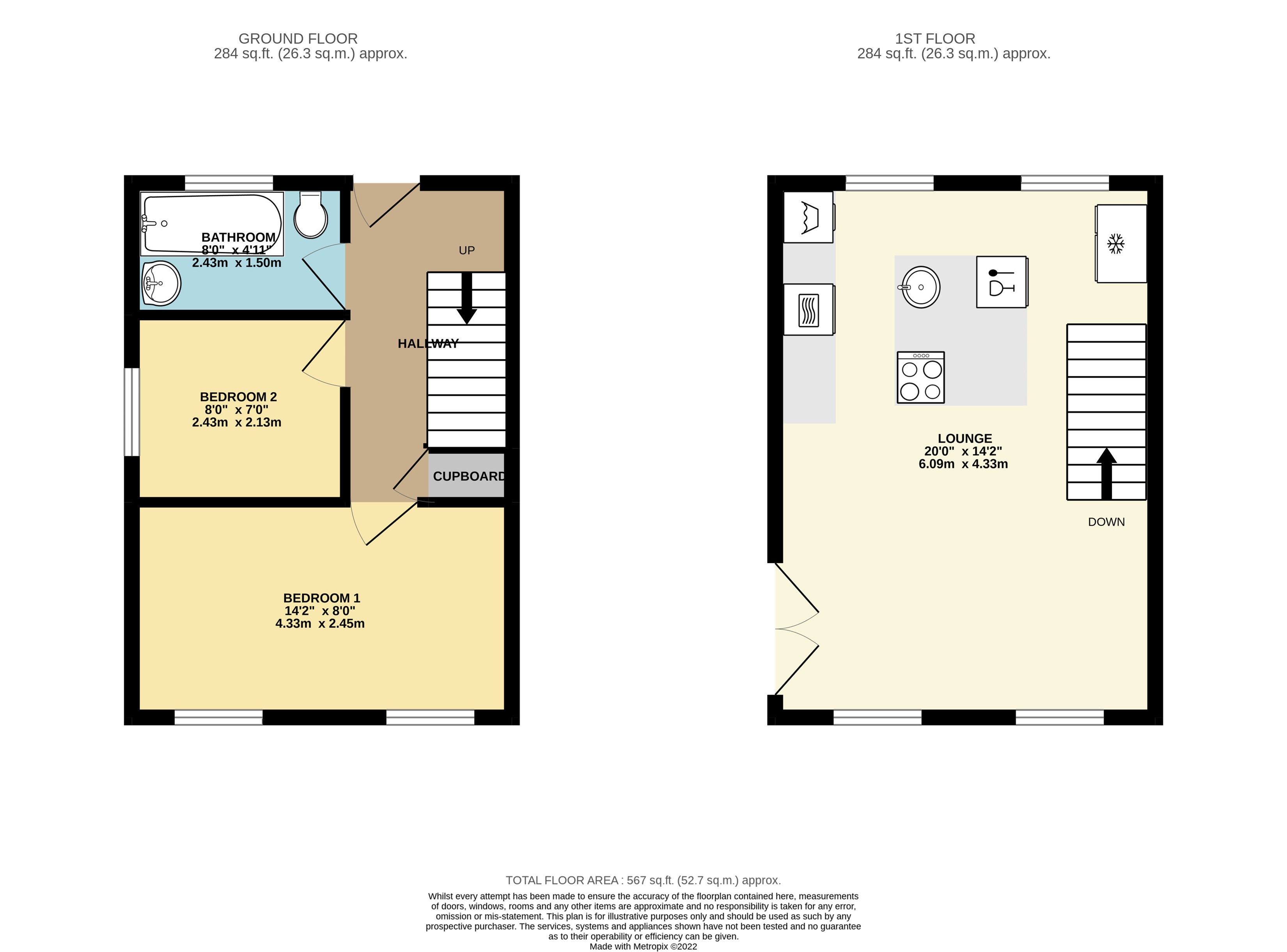 11, Swinburns Yard, Yarm floorplan