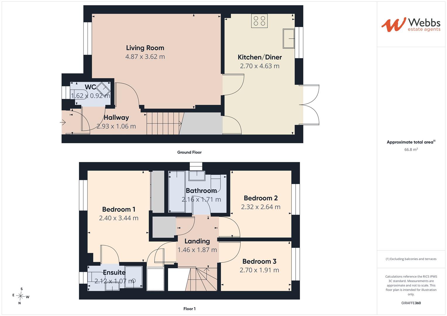 8, The Cloisters, Rugeley floorplan