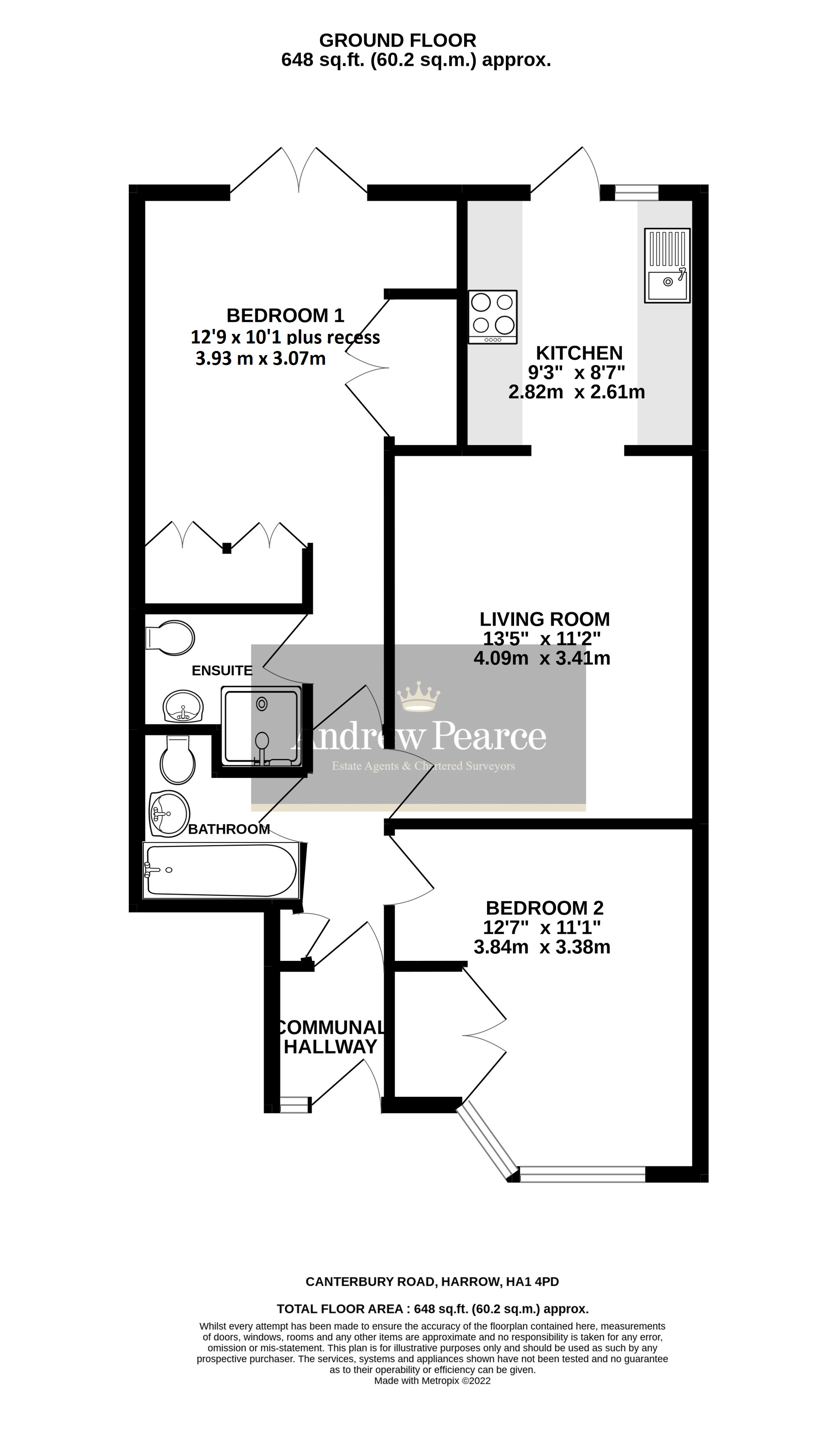 Canterbury Road, North Harrow, Harrow HA1, 2 bedroom flat for sale