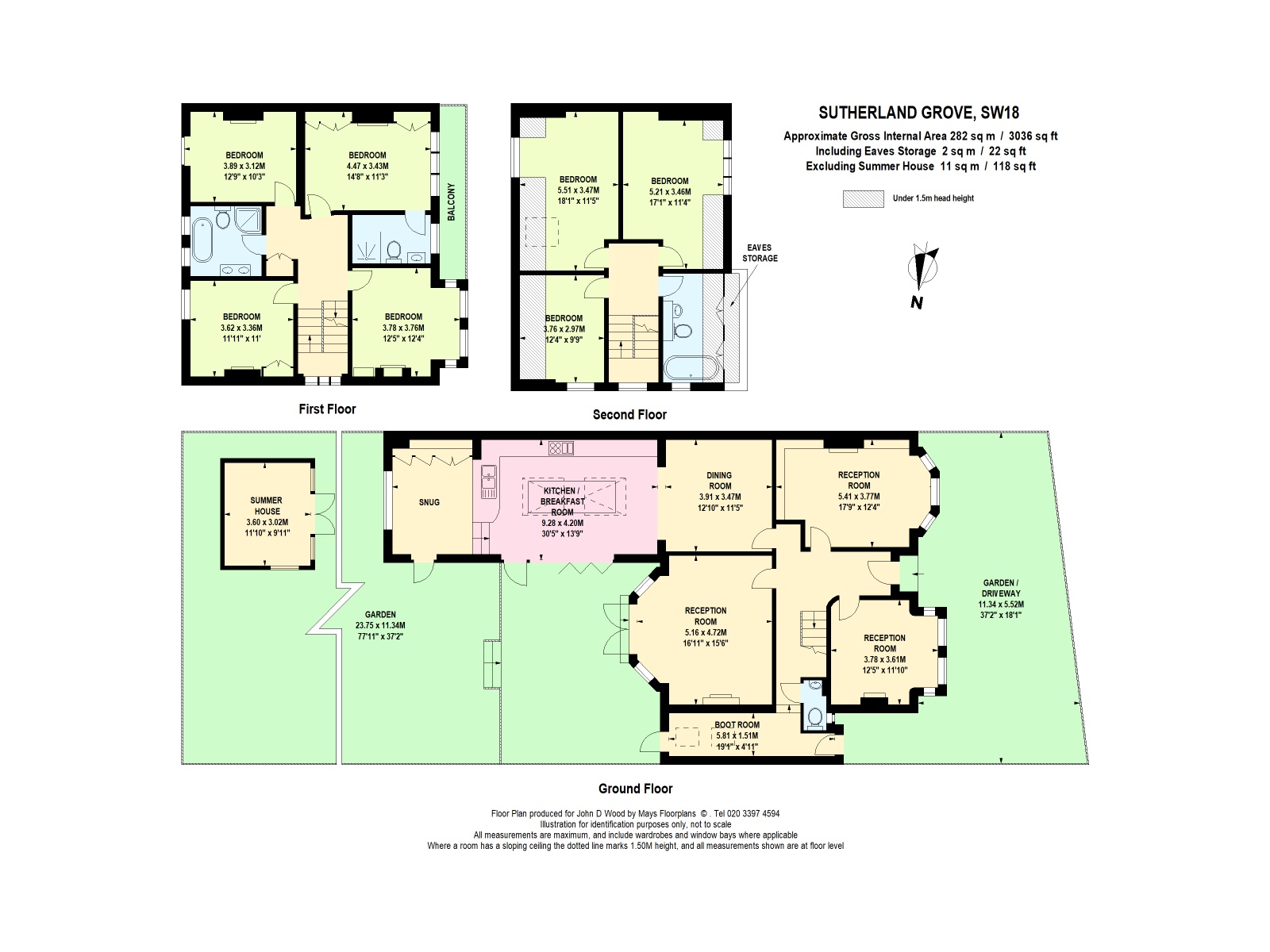 10, Sutherland Grove, London floorplan