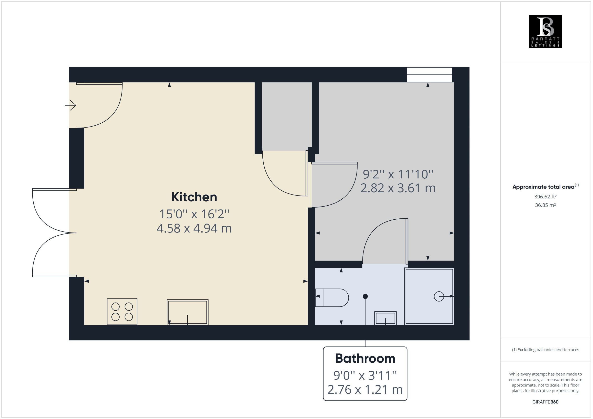 Flat 6 Wycombe Gardens, High Wycombe floorplan