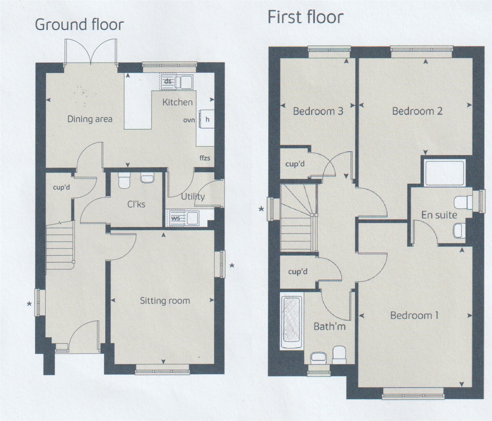 44, Chedwell Spring, Telford floorplan