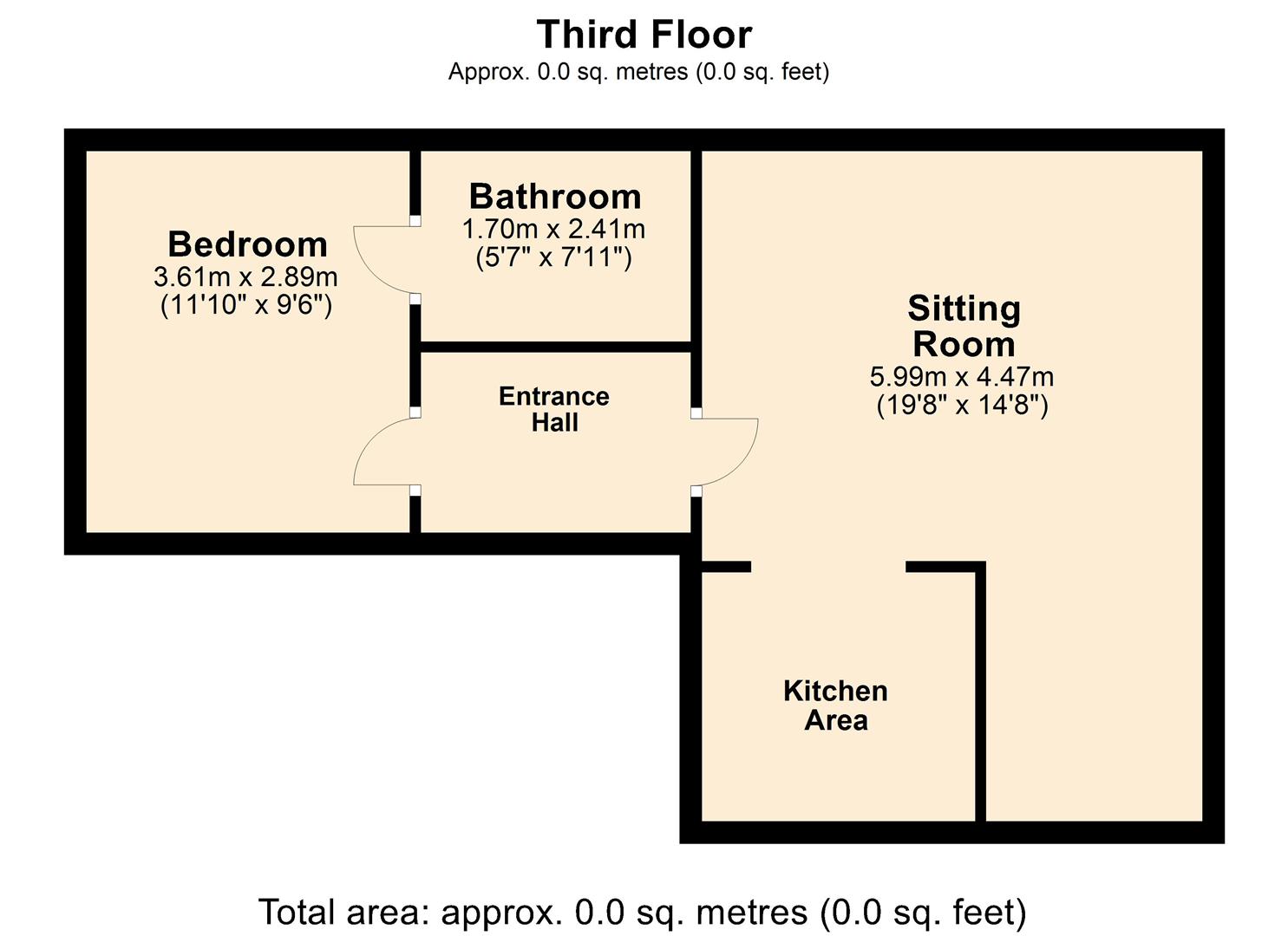 Flat 3, 6 Richmond Road, Exeter floorplan