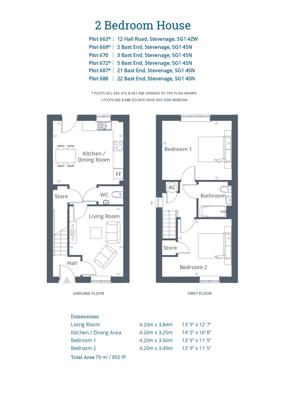 3, Forster Park, Stevenage floorplan