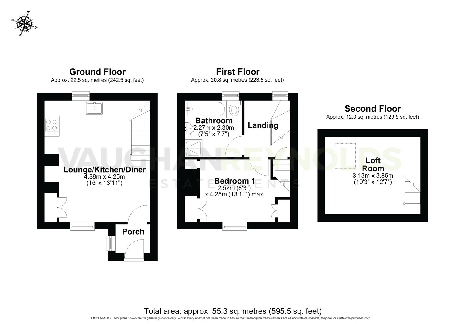 Virginia Cottage, 2, The Yard, Stratford-Upon-Avon floorplan