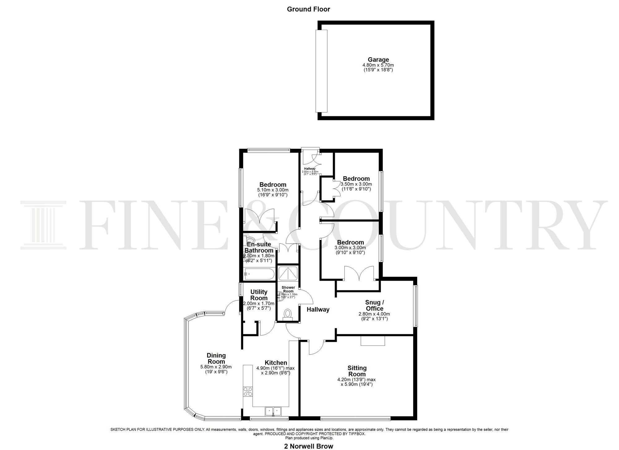 2 Norwell Brow, Alnwick floorplan