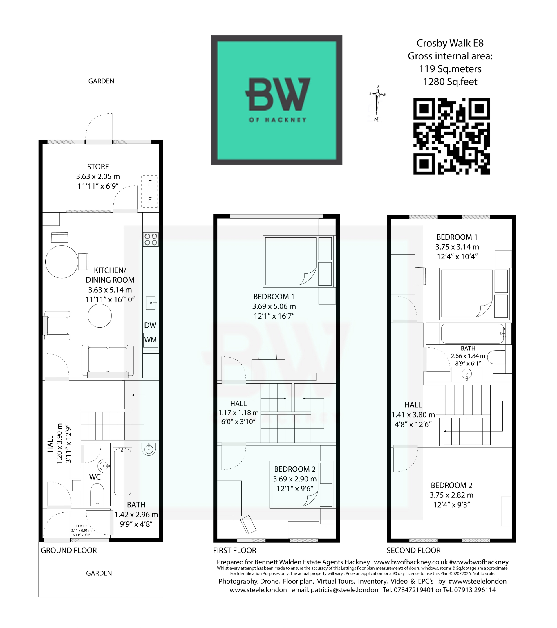 7, Crosby Walk, Greater London floorplan
