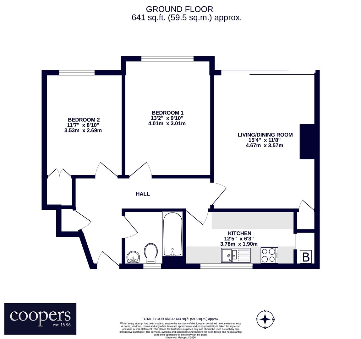 19 Tenby House, Bourne Avenue, Hayes floorplan