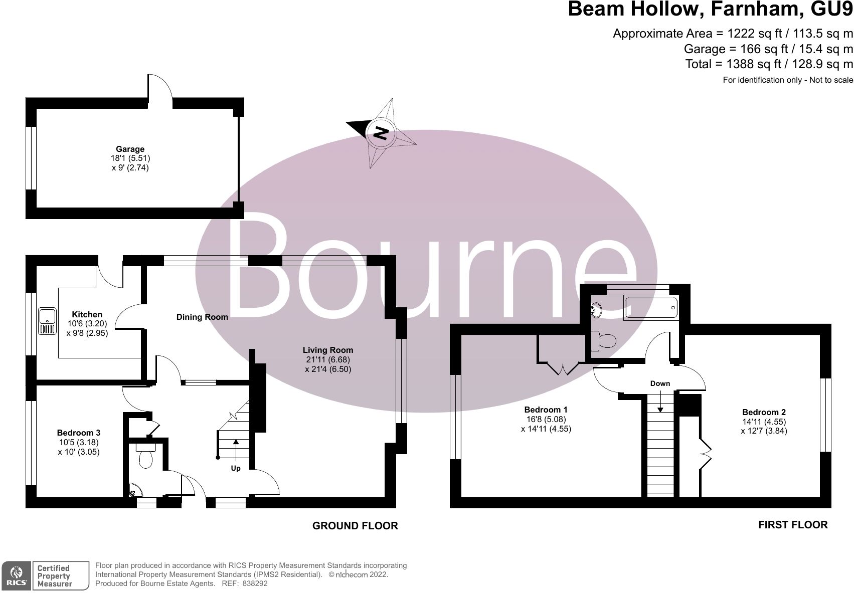 12 Beam Hollow, Farnham floorplan