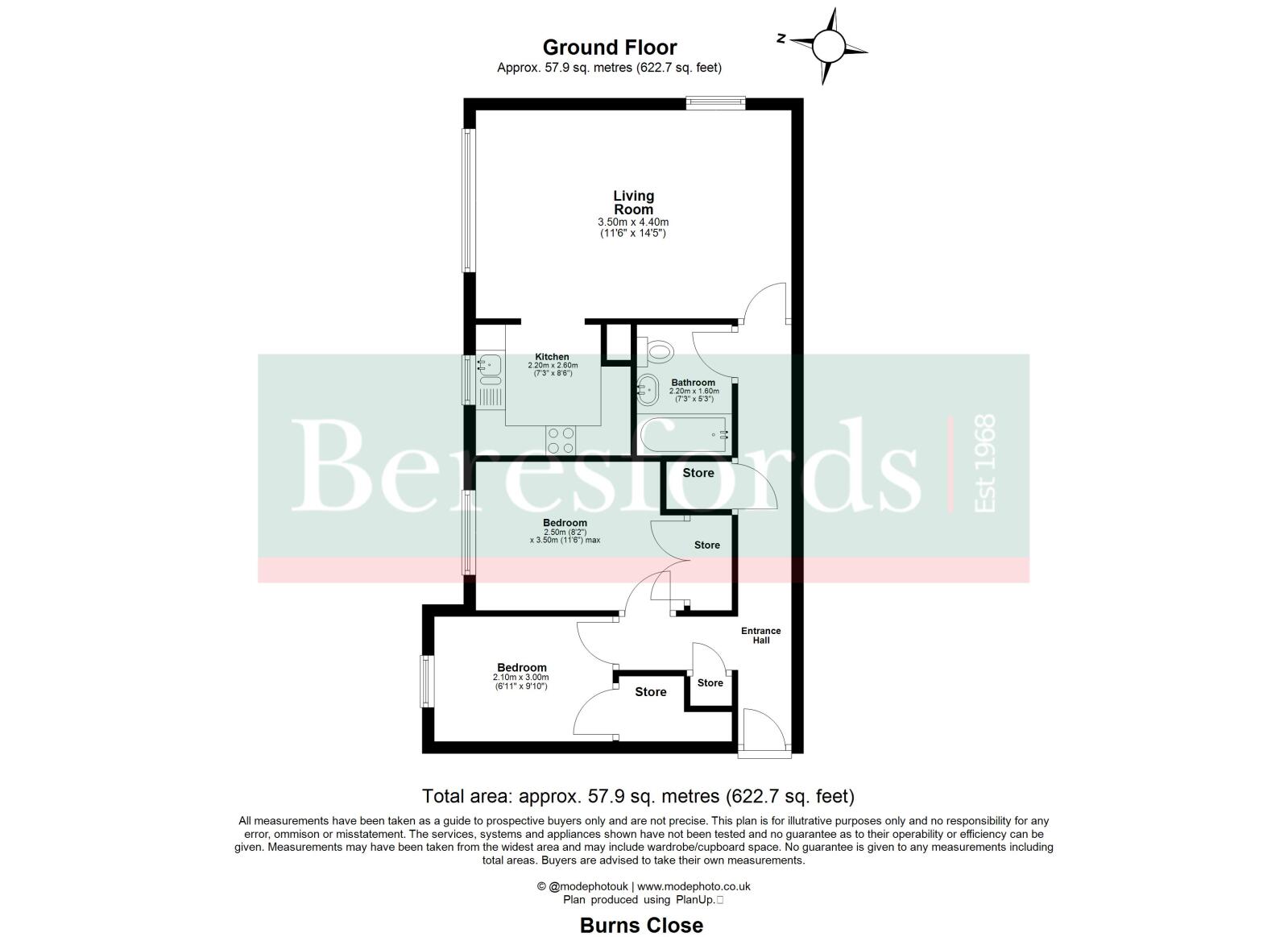 42, Burns Close, Essex floorplan