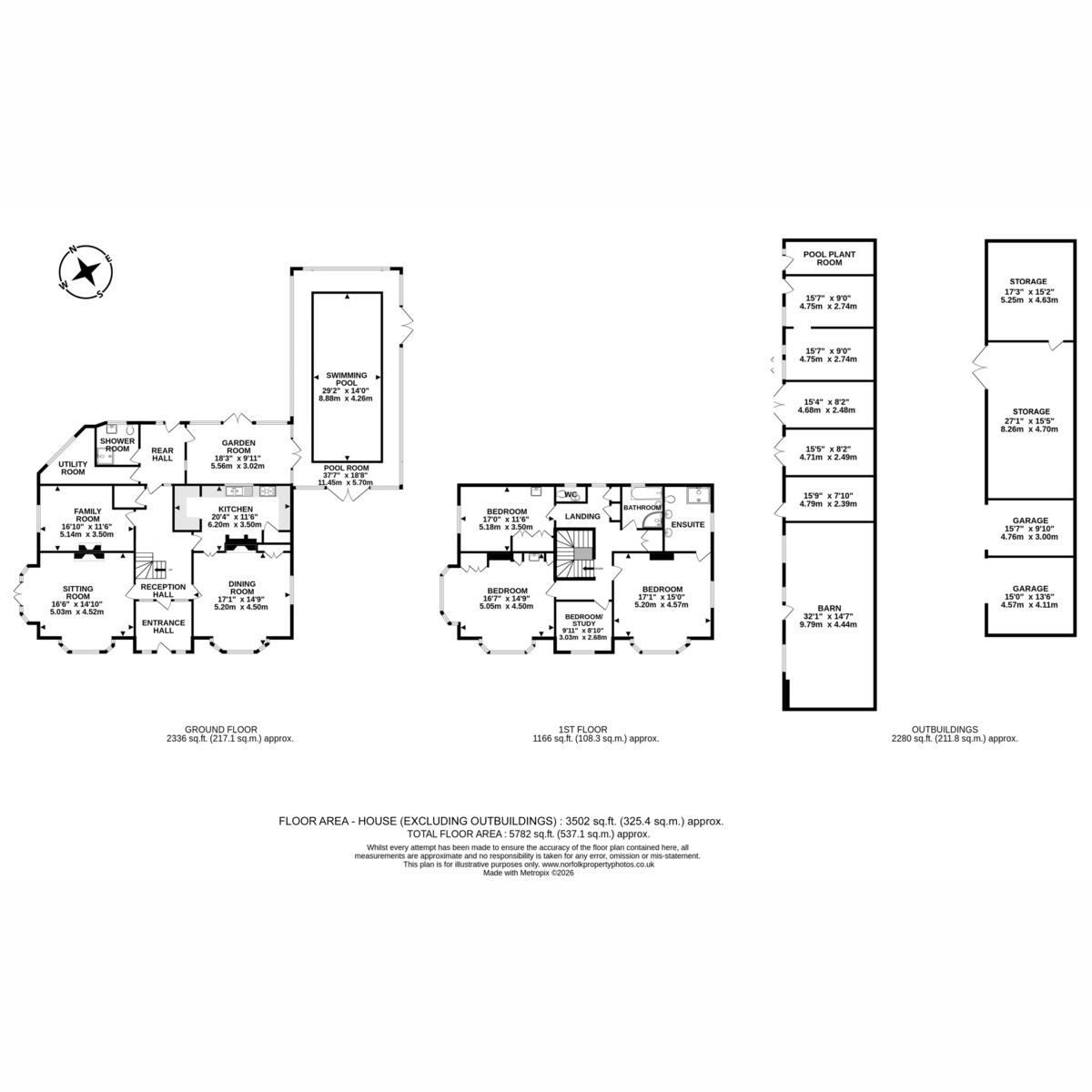 Watering Farm, Yaxham Road, Dereham floorplan